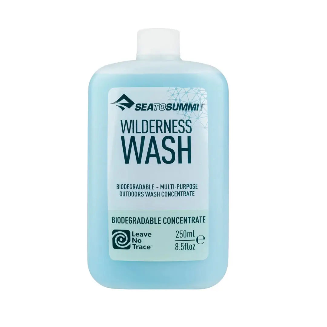 Sea To Summit Wilderness Wash Soap 250ml - Biodegradable Camping Soap for Outdoor Gear, Dishes & Body - Perfect for Hiking, Backpacking & Travel
