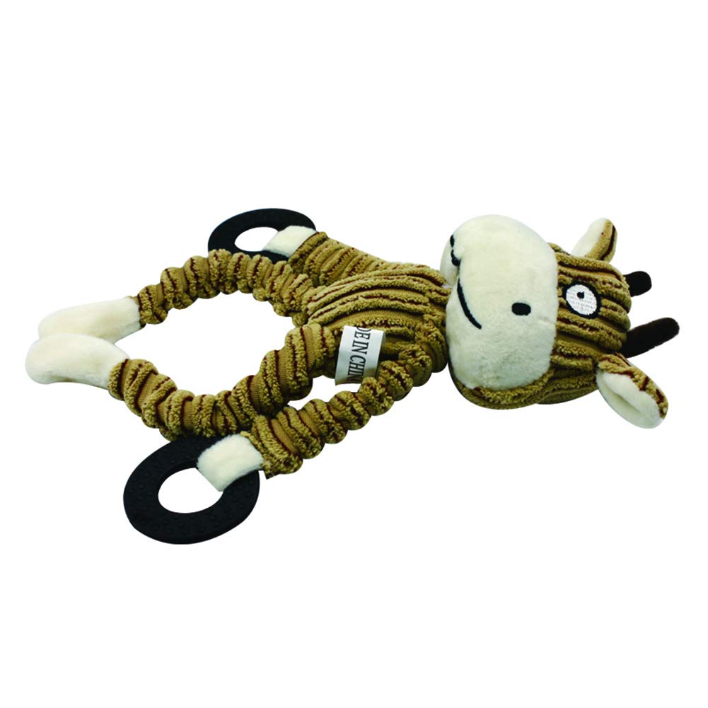 Premium Squeaky Plush Toy for Dogs & Cats - Interactive Chew Bear Toy for Biting & Play - Perfect for Indoor & Outdoor Pet Playtime