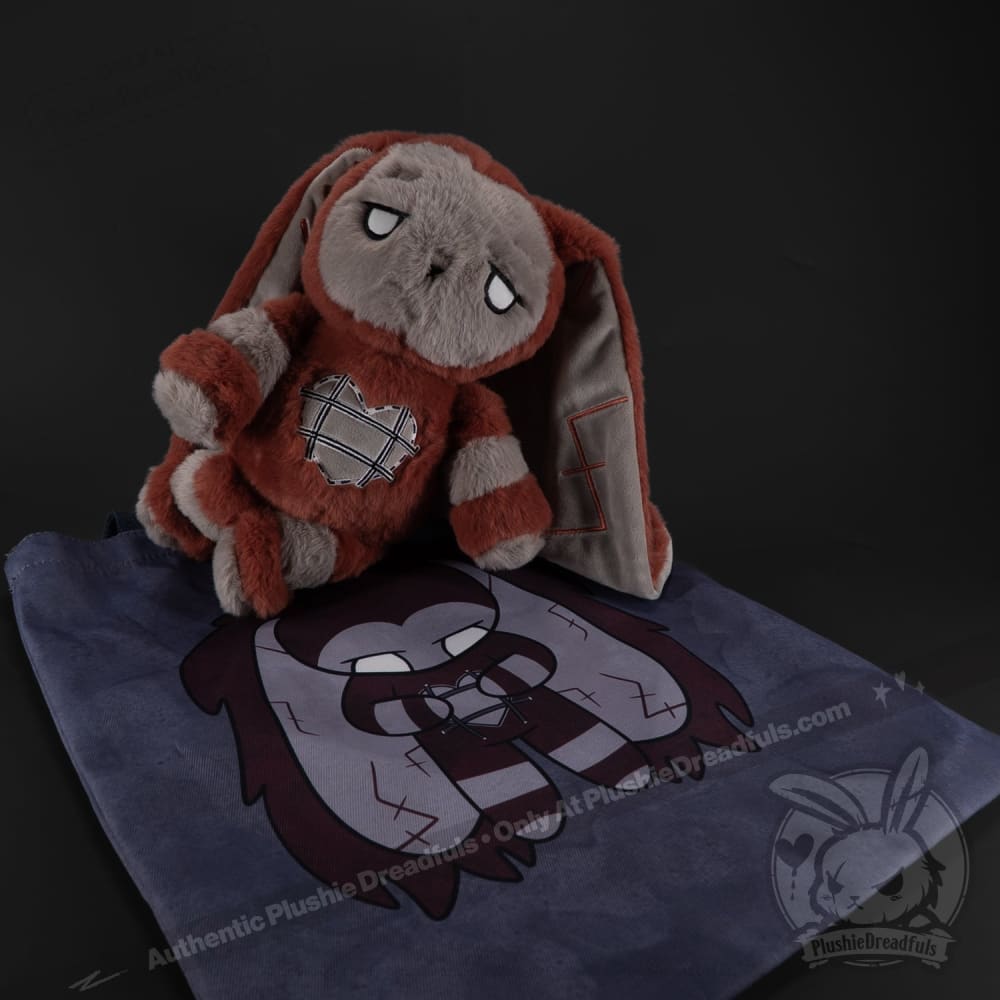 Plushie Dreadfuls Antisocial Personality Disorder Rabbit V2 - Soft Stuffed Animal Toy for Mental Health Awareness, Comfort & Therapy | Perfect Gift for Anxiety Relief, PTSD Support & Emotional Healing
