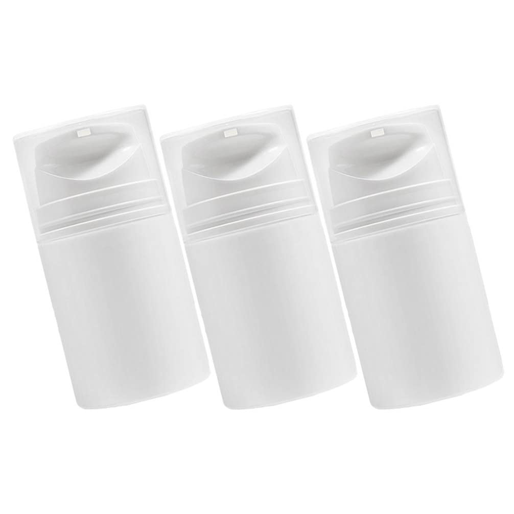 SHERCHPRY 3-Piece Vacuum Pump Bottle Set (120ml) - Refillable Airless Travel Containers for Creams & Lotions | Perfect for Skincare, Makeup & Toiletries on the Go