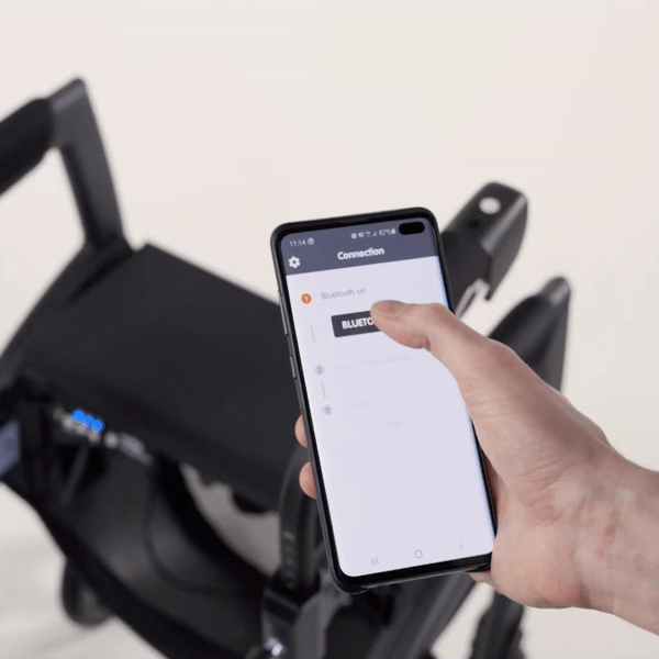 Rollz Motion Rhythm Rollator for Parkinson's - Lightweight Mobility Walker with Seat & Storage - Ideal for Seniors & Elderly Care at Home or Outdoors