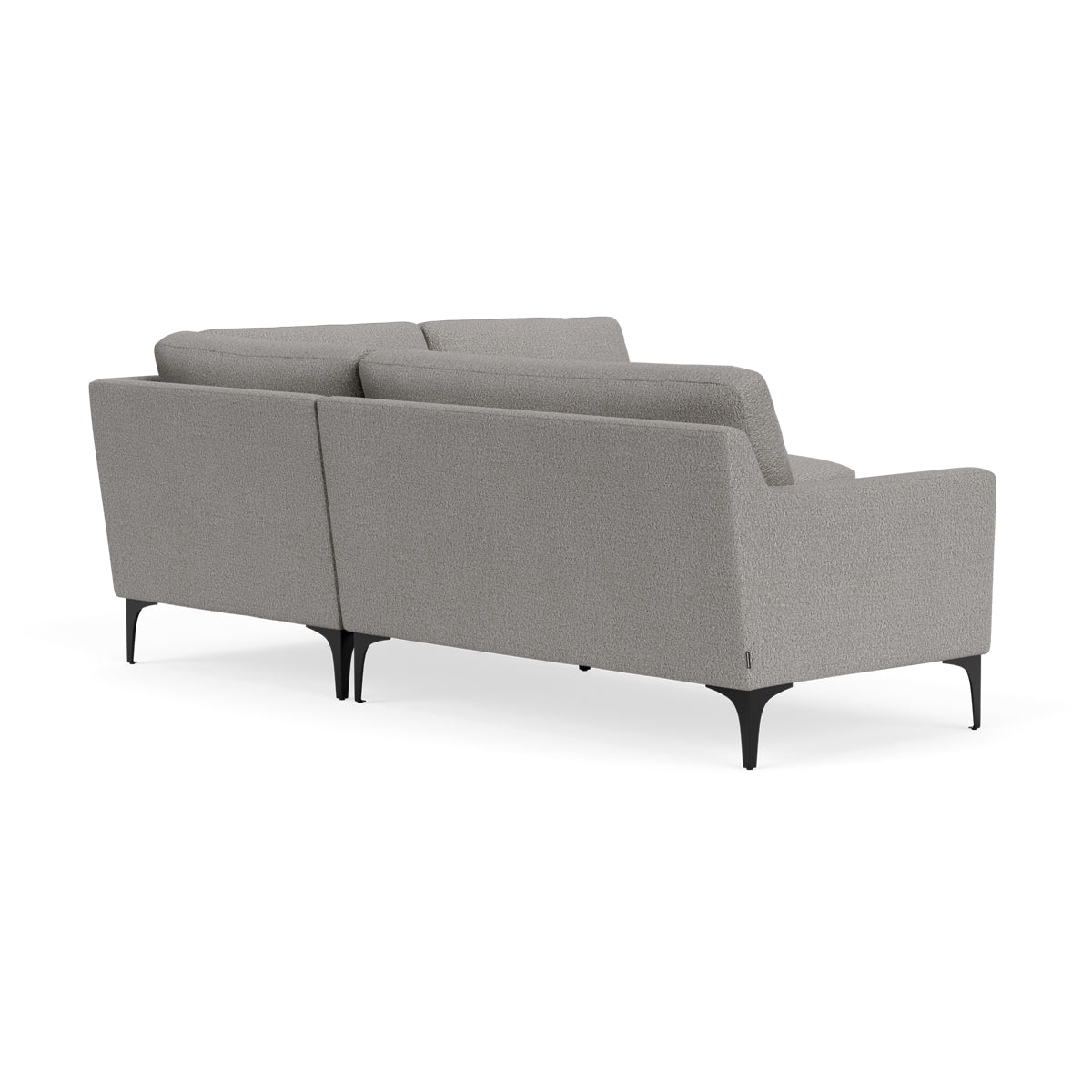 Astha Boucle Right Corner Sofa - Modern L-Shaped Sectional Couch for Living Room, Lounge & Small Spaces | Soft Upholstery, Comfortable Seating, Stylish Home Decor