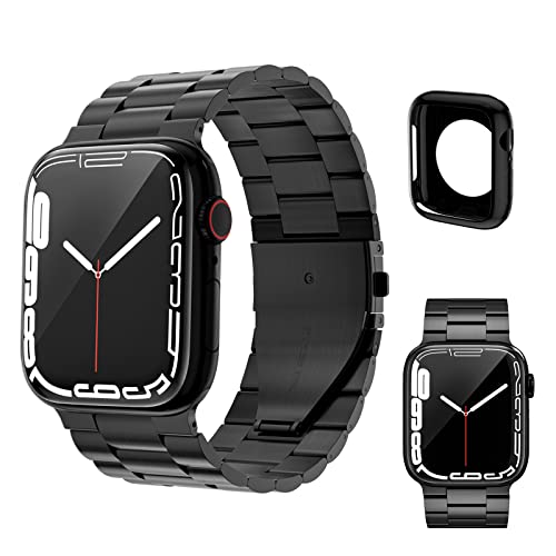 Premium Stainless Steel Apple Watch Band 38mm 40mm 42mm 44mm - Durable Metal Replacement Strap Compatible with iWatch SE Series 6/5/4/3/2/1 for Men & Women - Perfect for Workouts, Office Wear & Everyday Use
