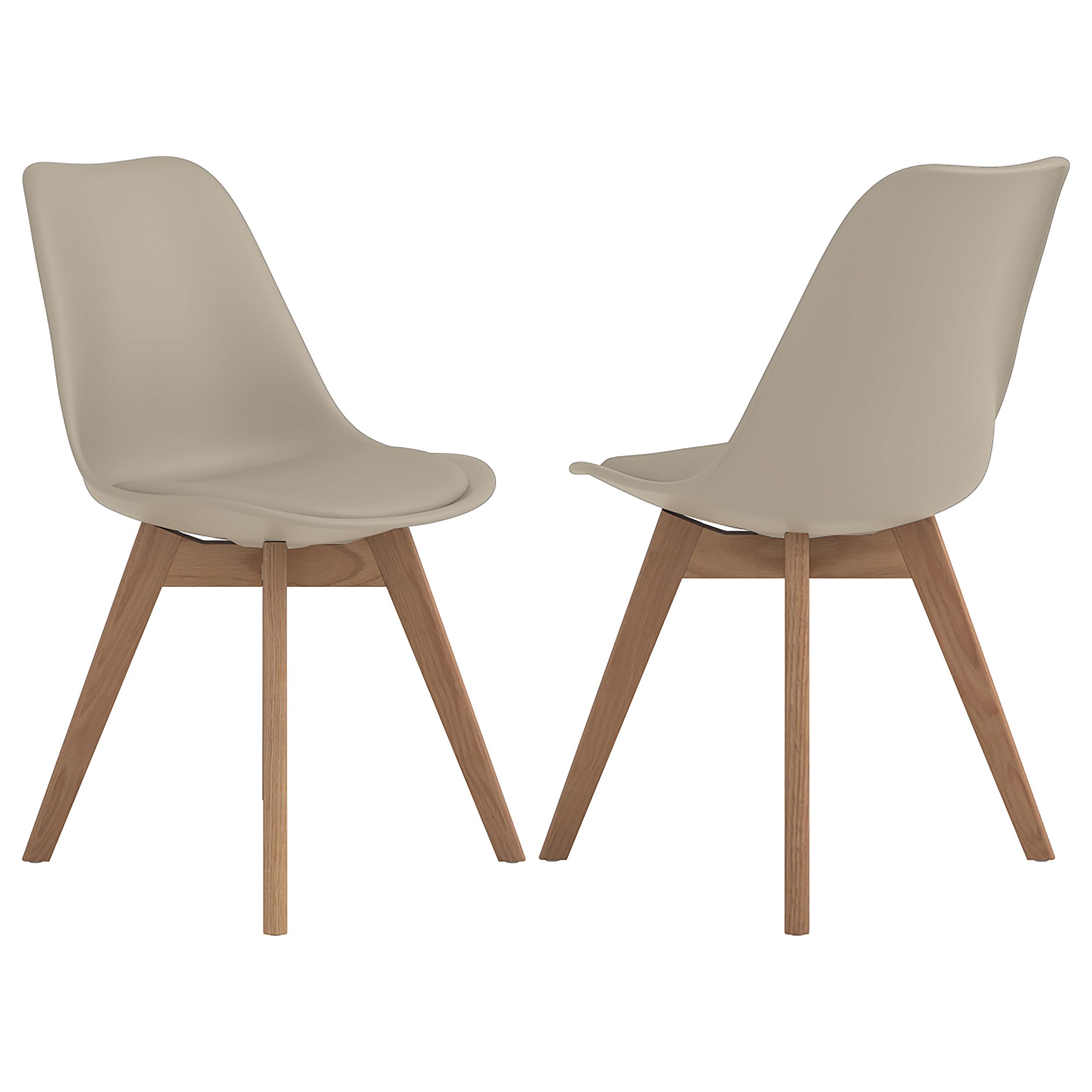 Coaster Home Furnishings Caballo Polypropylene Dining Side Chairs, Set of 2, Tan - Modern Kitchen & Dining Room Furniture for Home, Restaurant, and Office Use