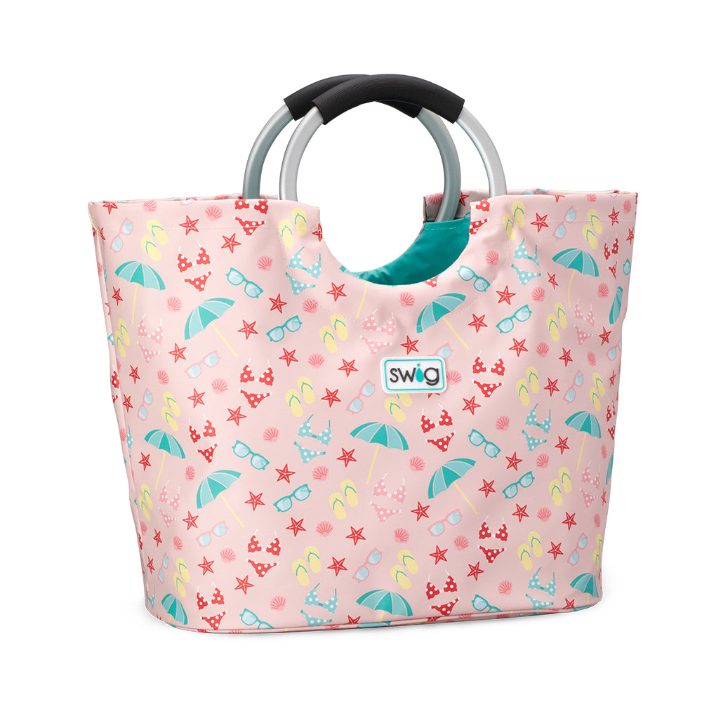 Errbody At The Beach Loopi Tote Bag - Stylish & Durable Beach Tote for Women - Perfect for Summer Vacations, Pool Parties & Beach Trips