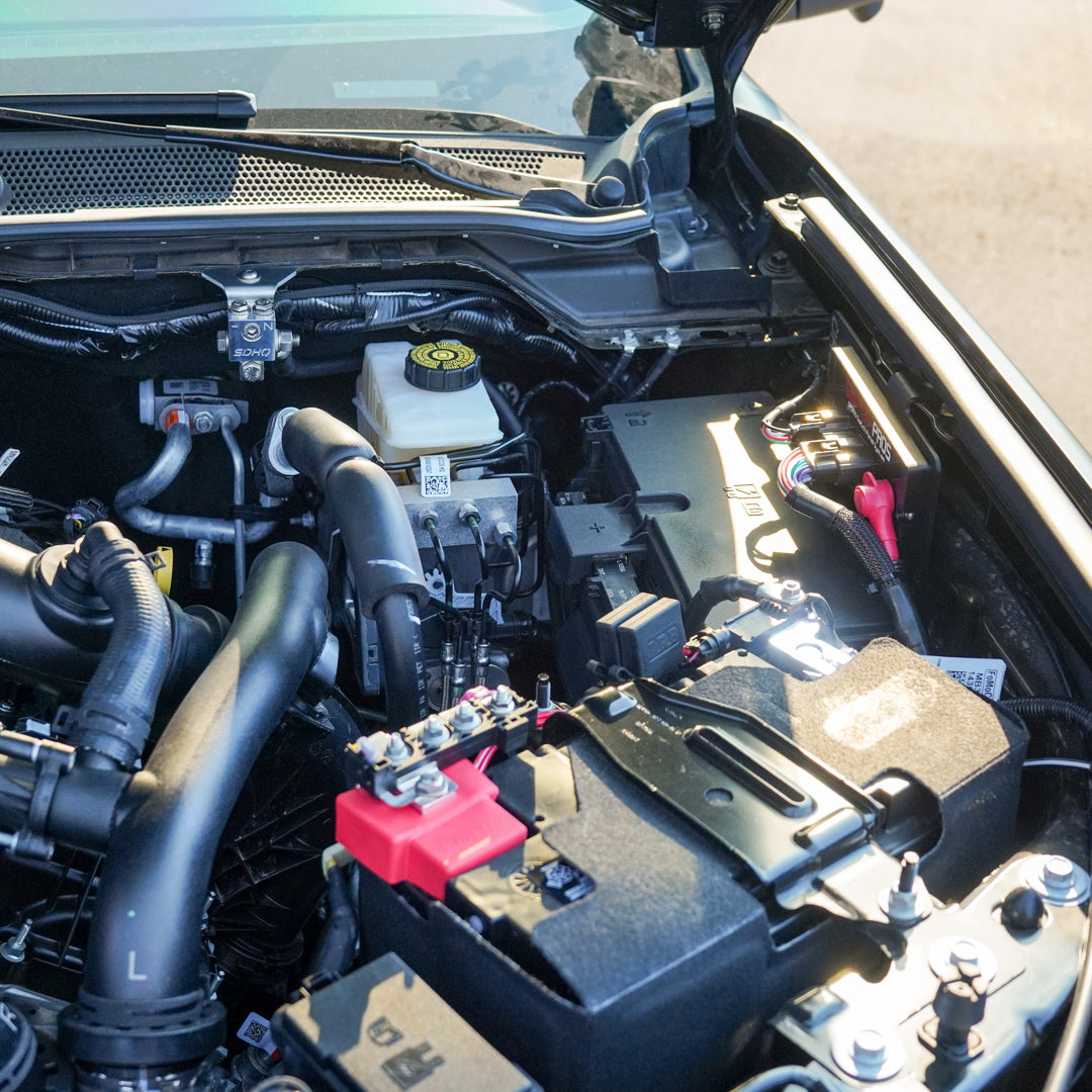 24 Ford Ranger & Ranger Raptor Battery Terminal Upgrade Kit - High Performance Billet Aluminum Replacement - Perfect for Off-Roading & Extreme Weather Conditions