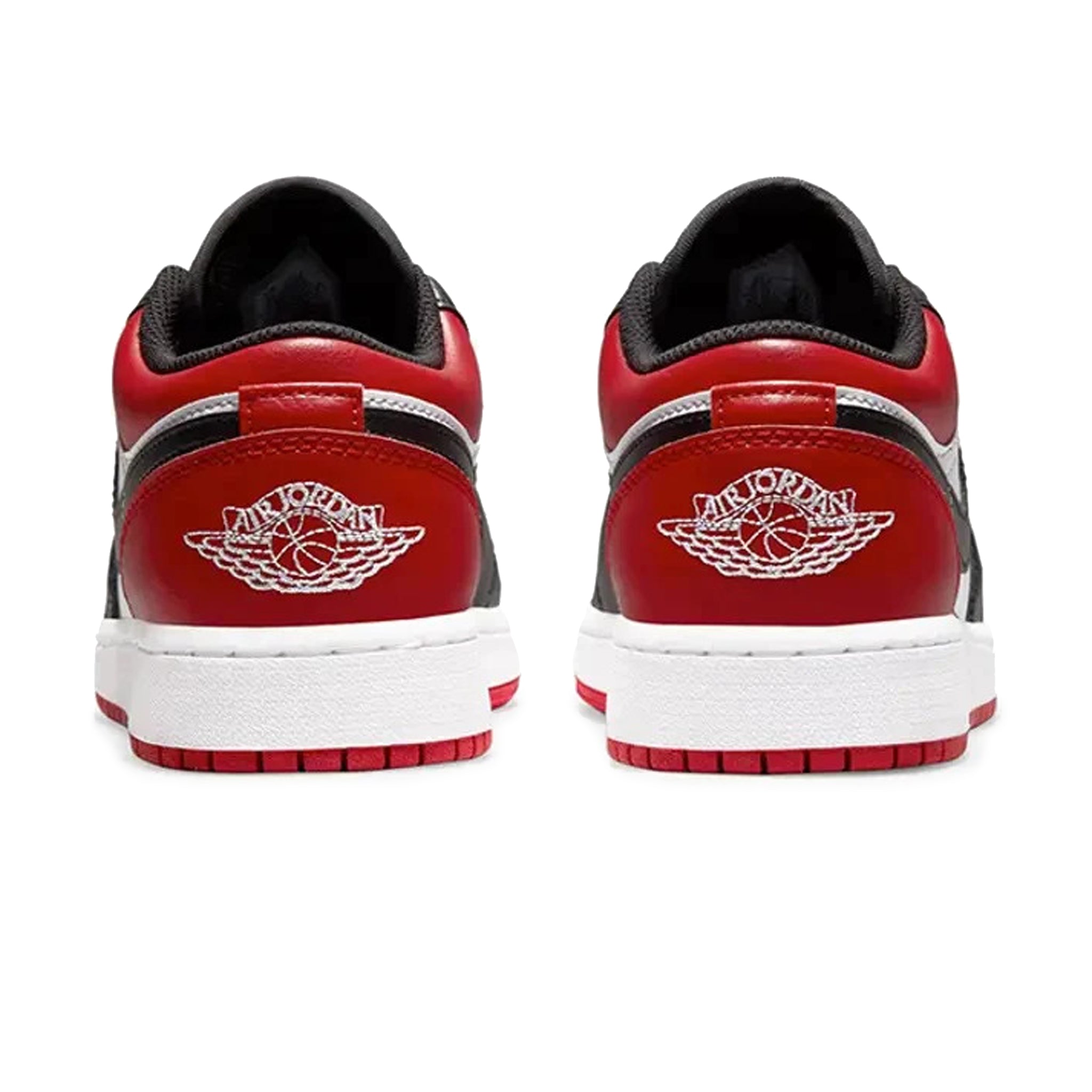 Air Jordan 1 Low Bred Toe GS - Boys' Basketball Shoes for Casual Wear & Street Style