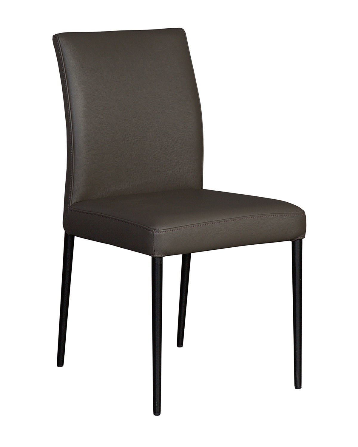 Colibri Margot Genuine Leather Chair Set of 2 - Premium Brown Leather Living Room Chairs for Home Office, Lounge & Dining Room Decor
