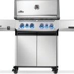 Napoleon Prestige 500 RSIB Propane Gas Grill with Infrared Side & Rear Burner - Outdoor BBQ Grill for Backyard, Patio, and Tailgating Parties