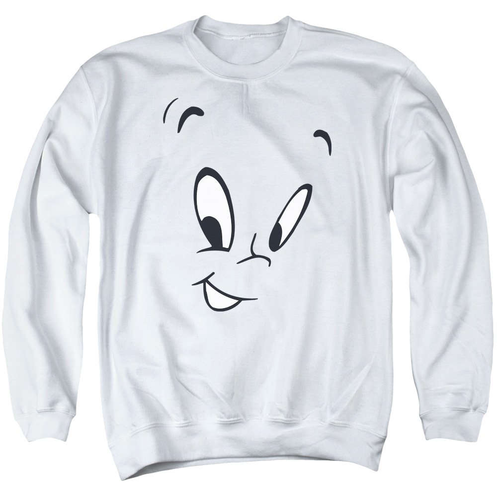 Casper Face Unisex Crewneck Sweatshirt for Men & Women - Soft Cotton Pullover for Casual Wear, Street Style & Lounge Comfort