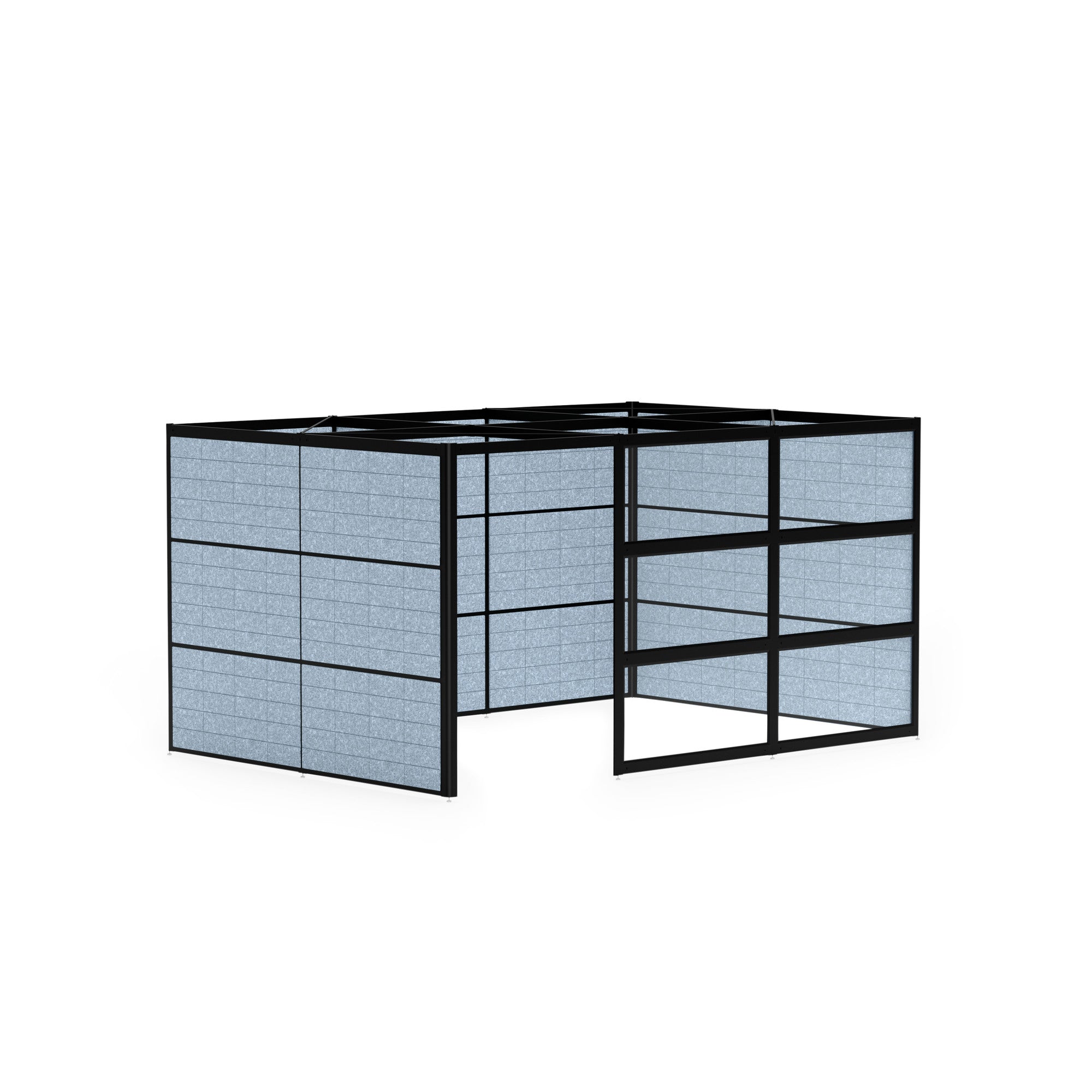 PoppinSpaces Connect Space 108501 - Modular Office Furniture System for Modern Workspaces | Perfect for Home Office, Coworking Spaces & Corporate Environments