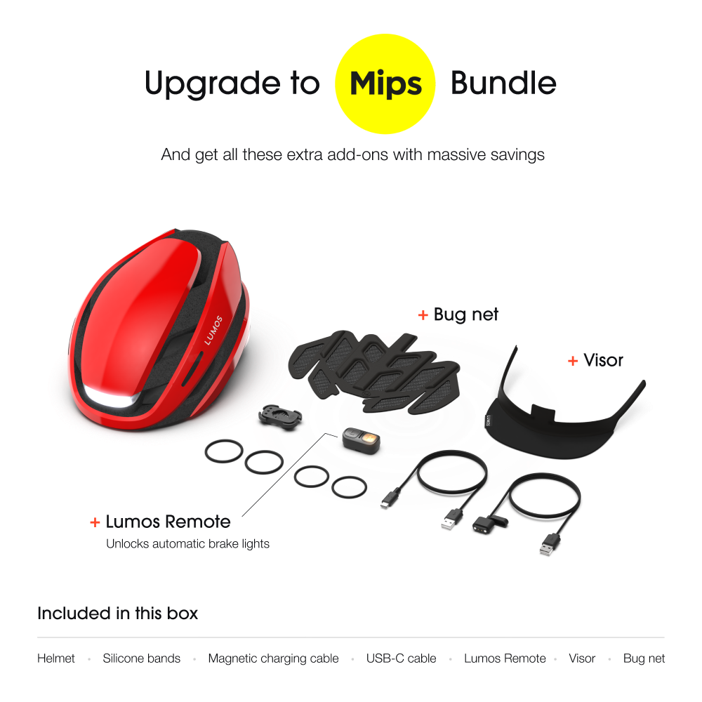 Lumos Ultra Bike Helmet with LED Lights - Smart Bluetooth Cycling Helmet for Night Riding Safety - Perfect for Urban Commuters & Mountain Bikers