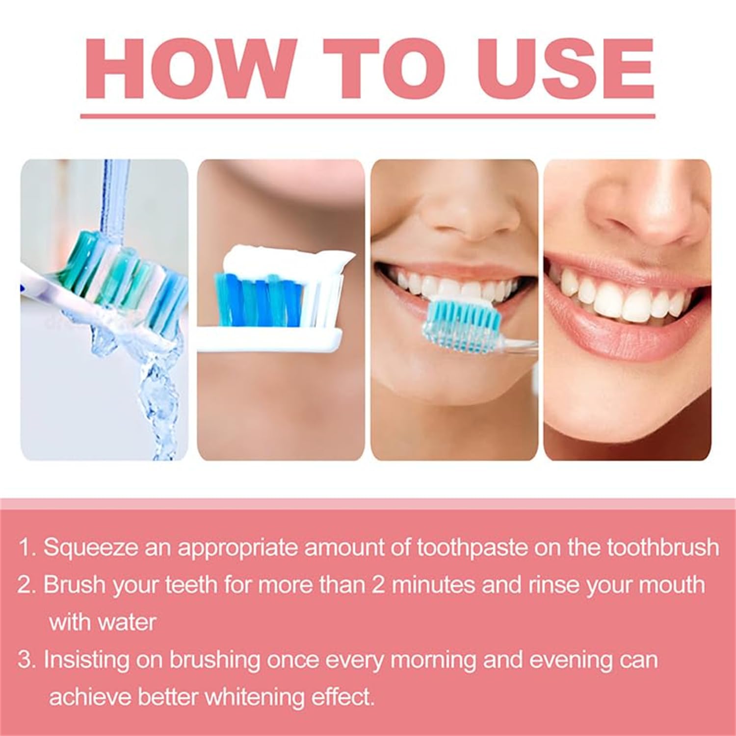 SP8 Probiotics Toothpaste for Teeth Whitening & Deep Cleaning - Ultra Brightening & Fresh Breath Oral Care - Ideal for Daily Use, Travel & Sensitive Teeth