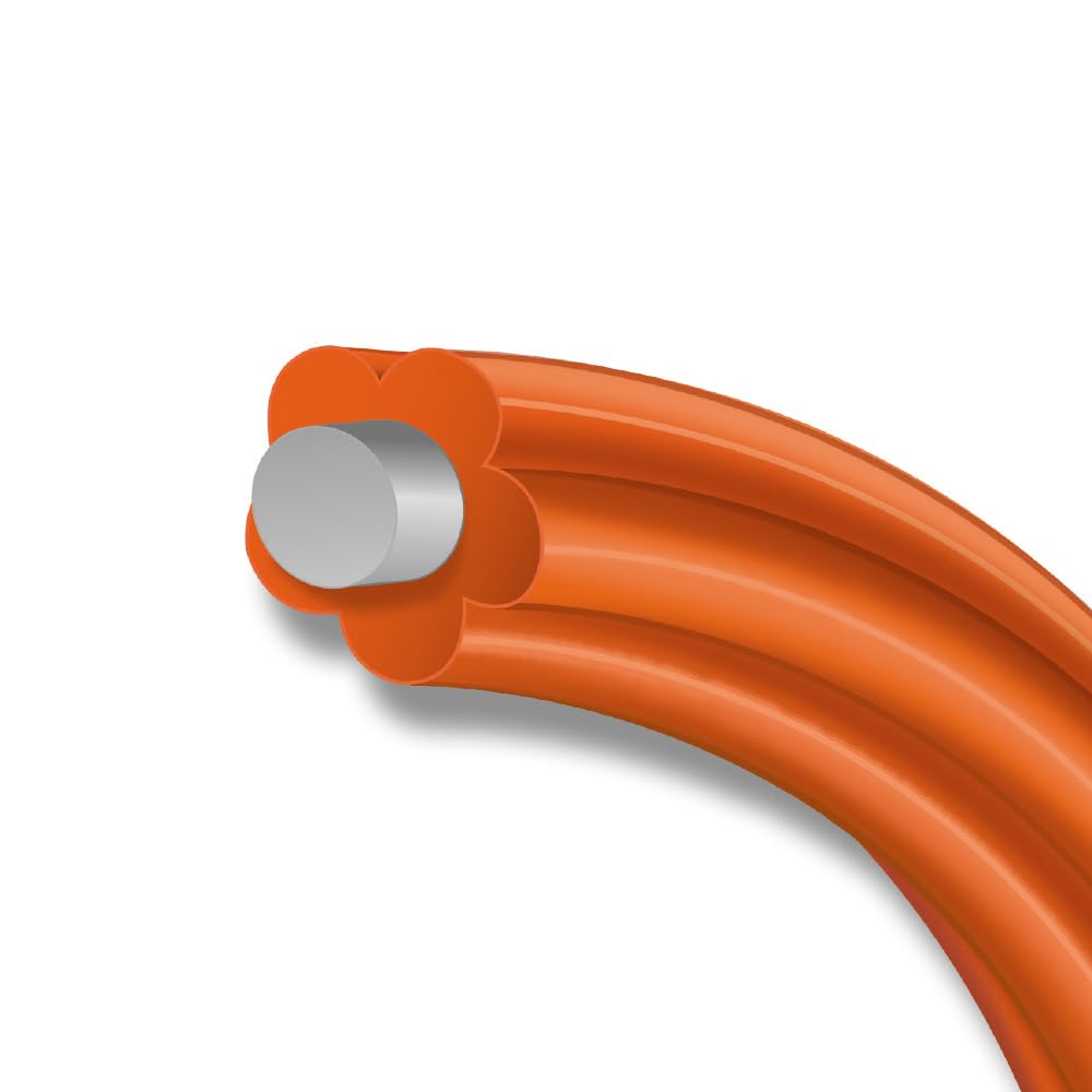 Klein Tools 56056 200-Foot Fiberglass Fish Tape with Steel Leader | 3/16-Inch Wide Multi-Groove Electrical Wire Puller | Made in USA | Perfect for Electricians & DIY Home Wiring Projects