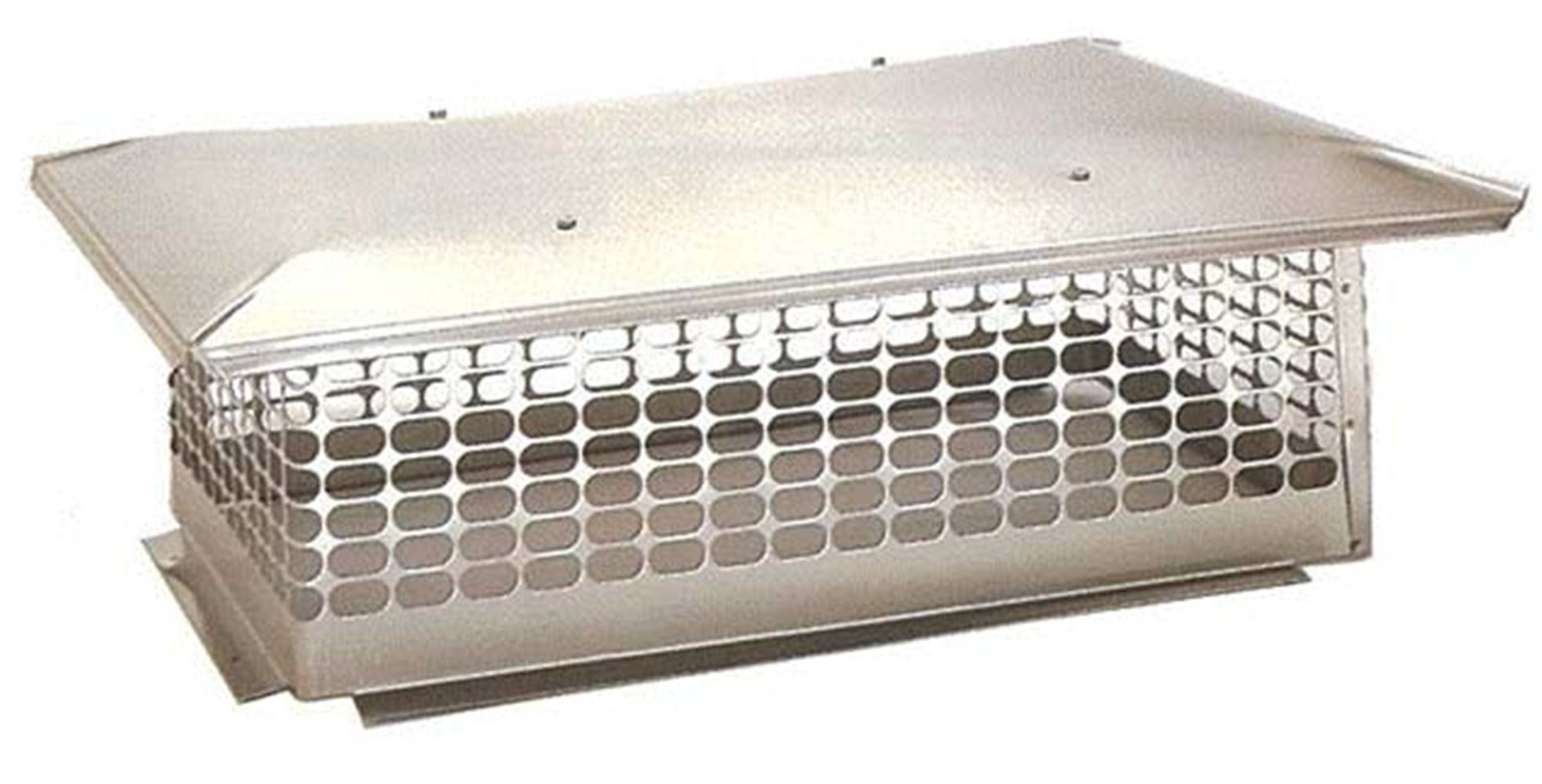 31 x 35-Inch Stainless Steel Multi Flue Chimney Cap - Weatherproof Crown Mount Design for Fireplace & Water Protection (1-Pack) - Perfect for Home Roof Ventilation & Animal Guard