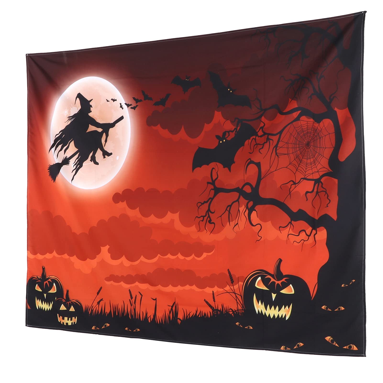 Shanrya Halloween Tapestry - 200x150cm Wall Hanging Decor, Eco-Friendly Soft Fabric for Living Room, Bedroom & Dining Room - Perfect for Seasonal Home Decor & Gothic Interior Design