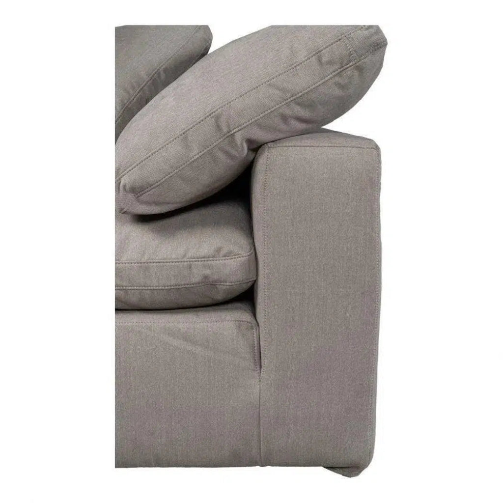 5-Piece Stain-Resistant Terra Grey Dream Modular Sectional Sofa Set - Perfect for Living Room, Family Room & Home Theater Seating