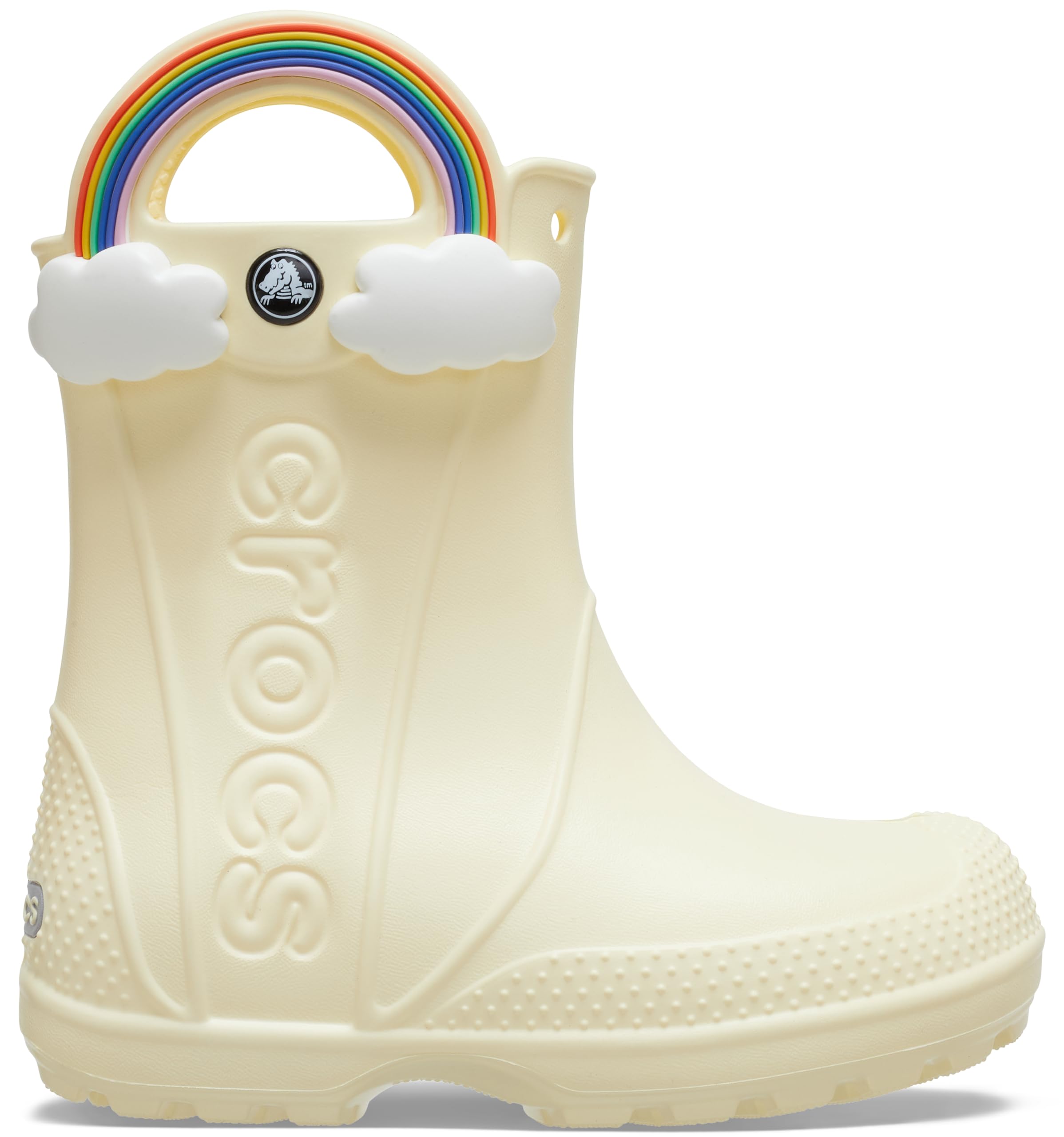 Crocs Kids' Handle It Rain Boots - Waterproof Rubber Rain Boots for Boys & Girls - Comfortable & Durable for Outdoor Play, Puddle Jumping & Wet Weather Adventures