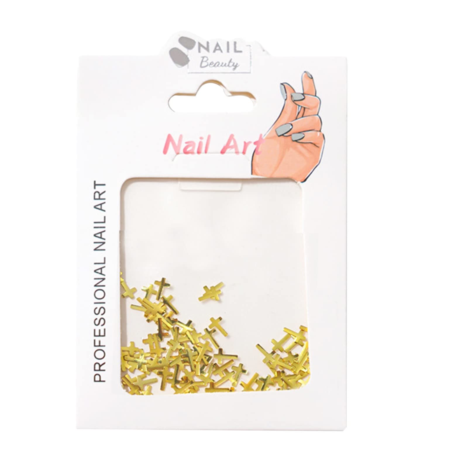 Glow in the Dark Bear Nail Charms - Fluorescent Neon Acrylic Nail Powder for Gradient & Glitter Nail Art - Pigment Powder Also Works as Eye Shadow - Perfect for Christmas Parties & Night Events (1109C-I, One Size)