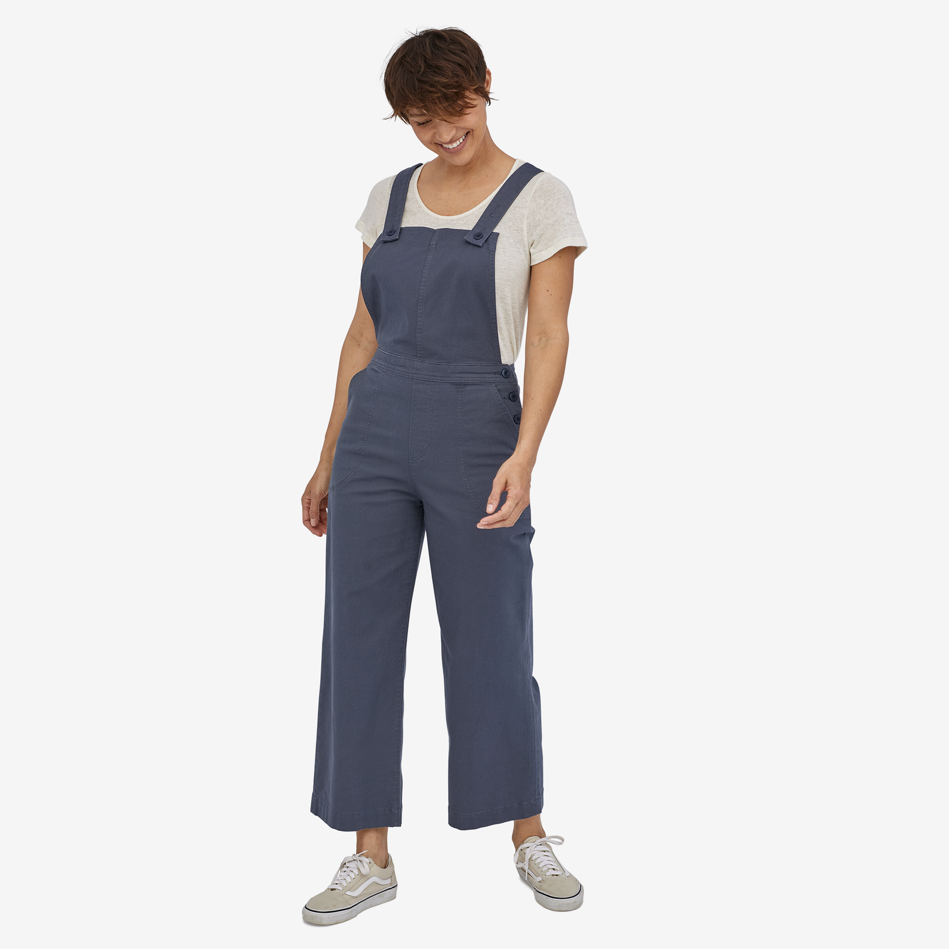 Women's Stand Up® Cropped Overalls - Denim Shortalls Jumpsuit with Adjustable Straps for Summer, Casual Wear & Outdoor Activities