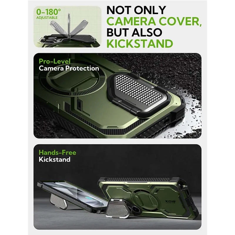 Galaxy S25 Ultra Case - BLASON Armorbox Full Body Protective Cover with Military-Grade Drop Protection | Perfect for Outdoor Adventures, Travel & Daily Use
