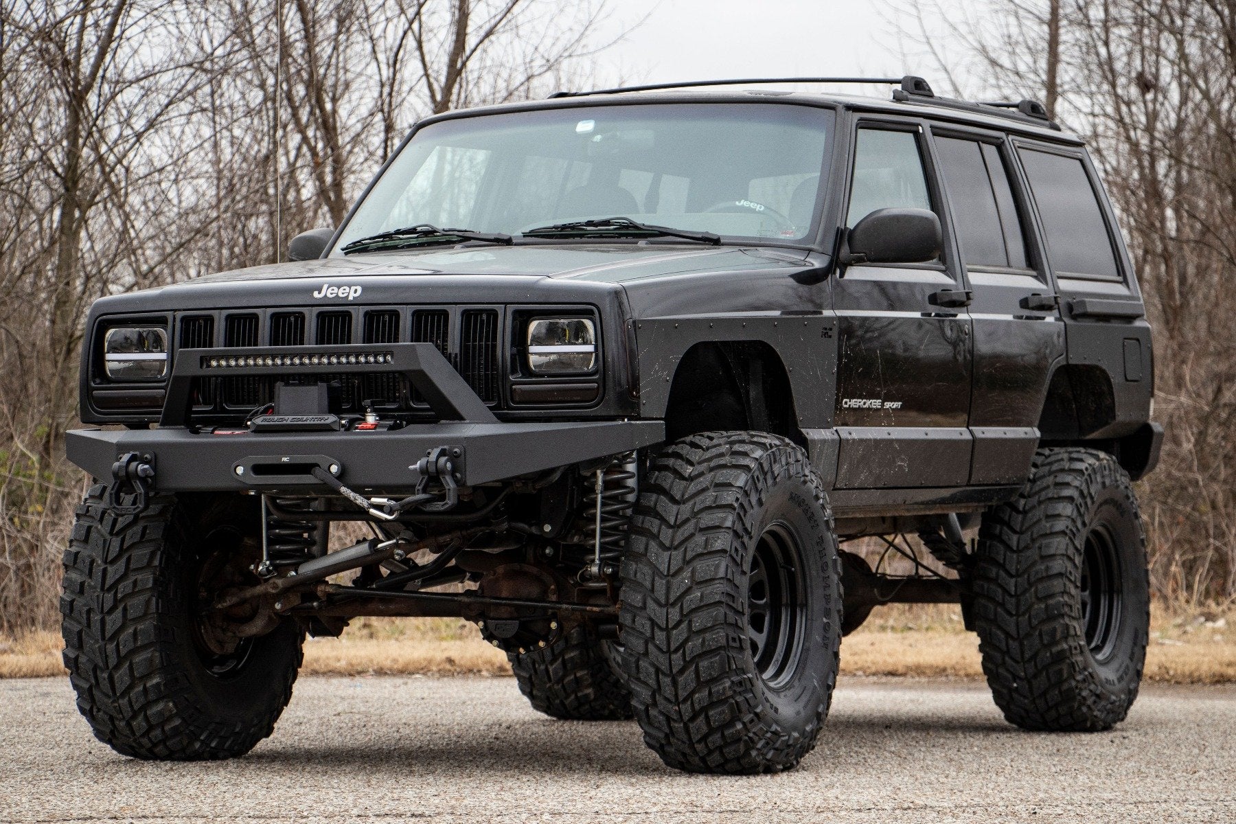 6.5 Inch Lift Kit for Jeep Cherokee XJ 4WD (1984-2001) - Long Arm Suspension with NP231 Transfer Case - Part #67222 - Off-Road & Trail Upgrade
