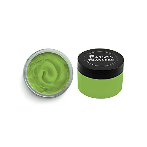 Green Chalk Paste Paint Ink for Silk Screen Stencils & Fabric Transfer - Perfect for DIY Crafts, T-Shirt Printing, and Art Projects