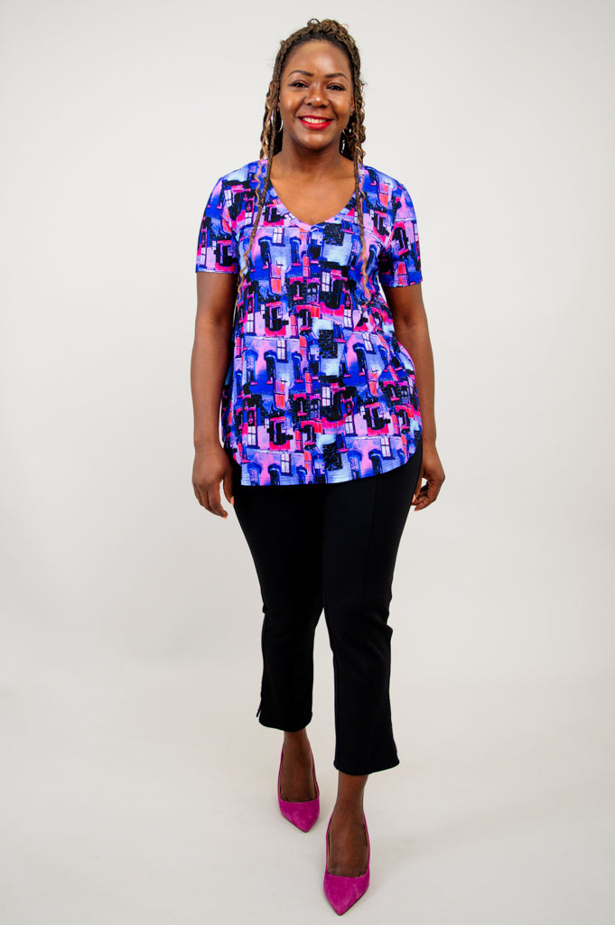 Victoria Jackie S/S Bamboo Top - Breathable & Comfortable Women's Summer Blouse for Casual Wear & Outdoor Activities