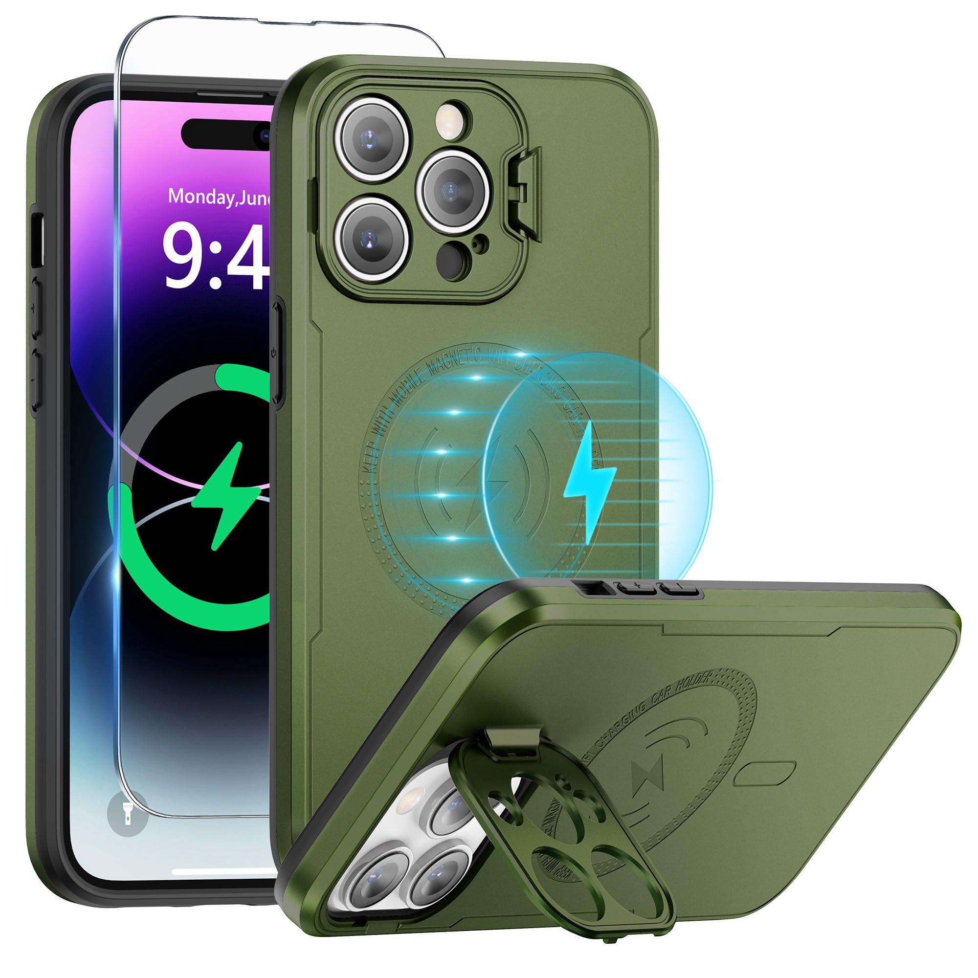 ABITKU Magnetic Case for iPhone 15 Pro Max (6.7