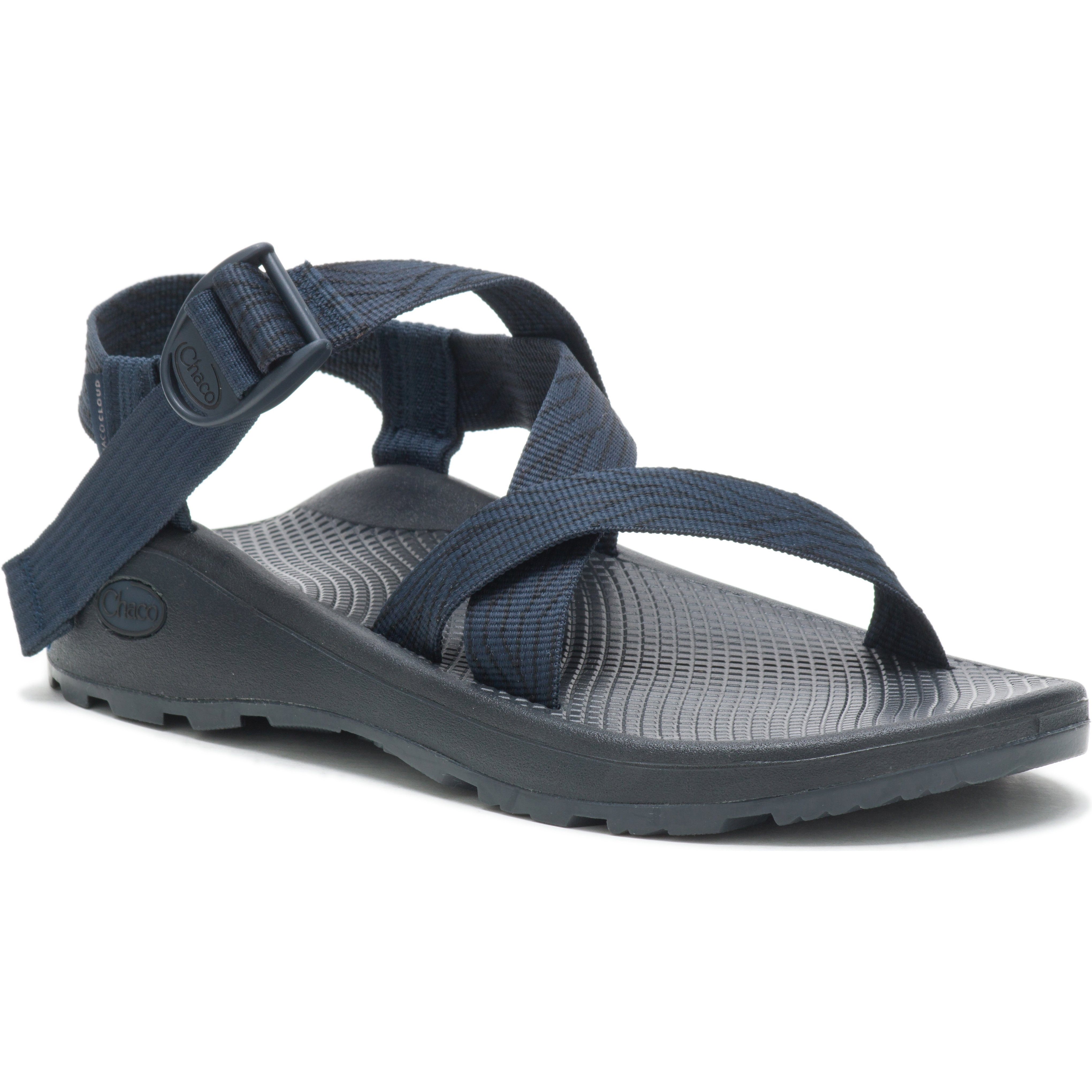Chaco Z/Cloud Men's Sandals - Serpent Navy Color | Comfortable Outdoor Adventure & Water Sports Footwear for Hiking, Travel & Beach