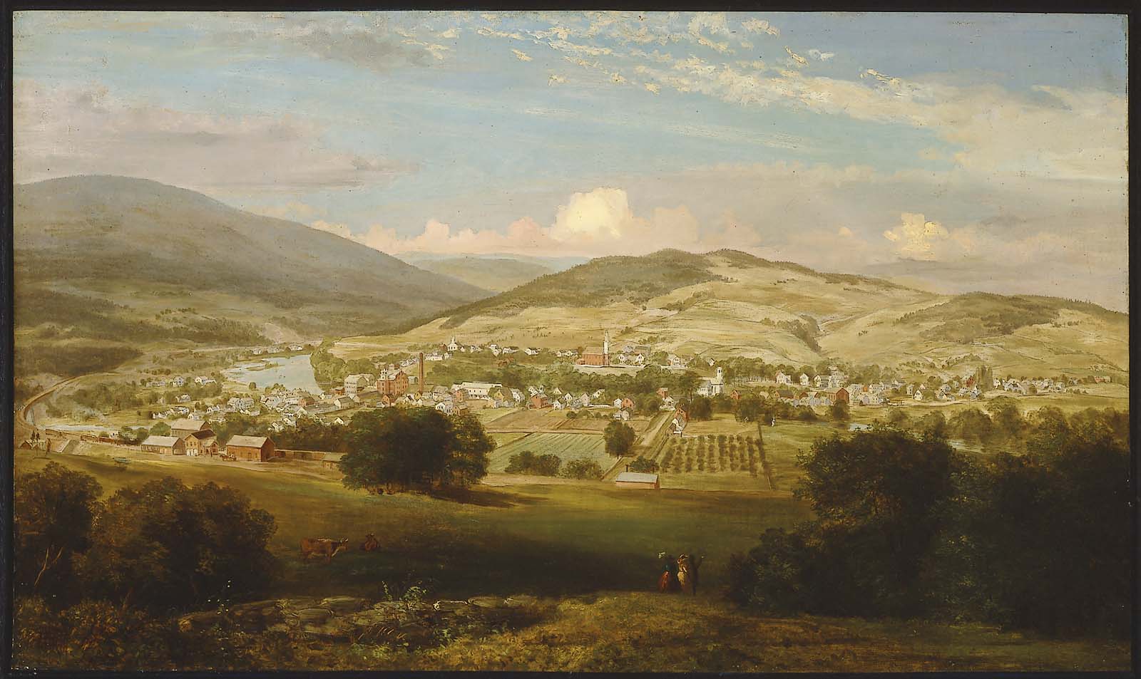 Ludlow, Vermont Artwork - Handmade Painting by Local Artist - Perfect for Home Decor & Gift Giving