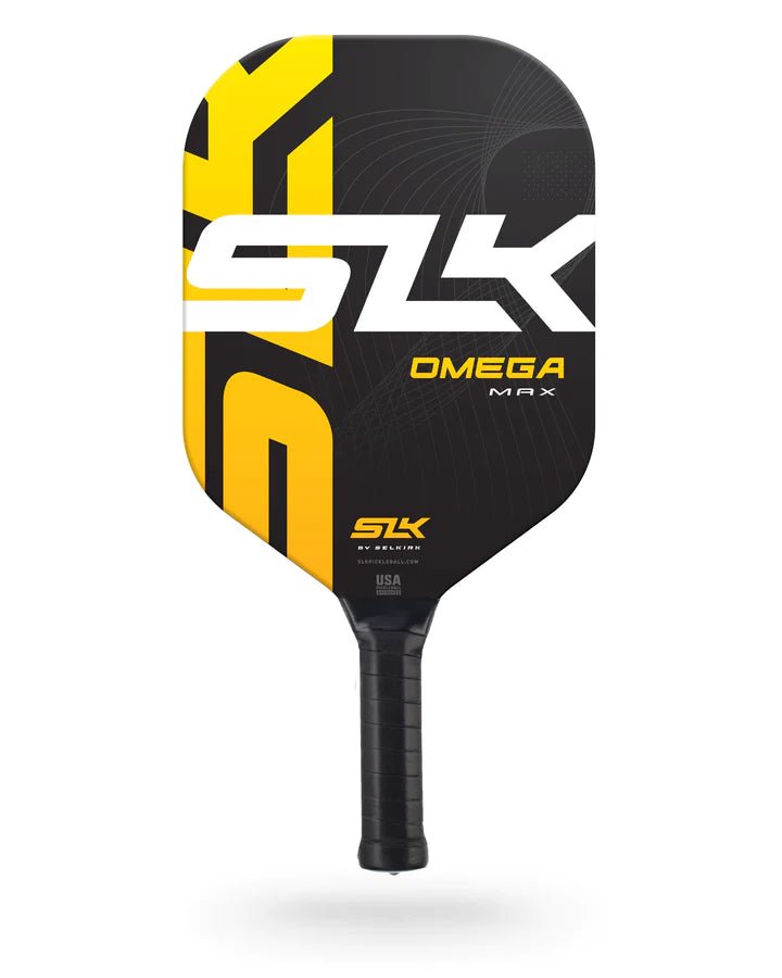 Selkirk SLK Omega Max Pickleball Paddle - Premium Carbon Fiber Paddle with Cushion Grip for Competitive Play - Perfect for Indoor & Outdoor Pickleball Games, Tournaments, and Training