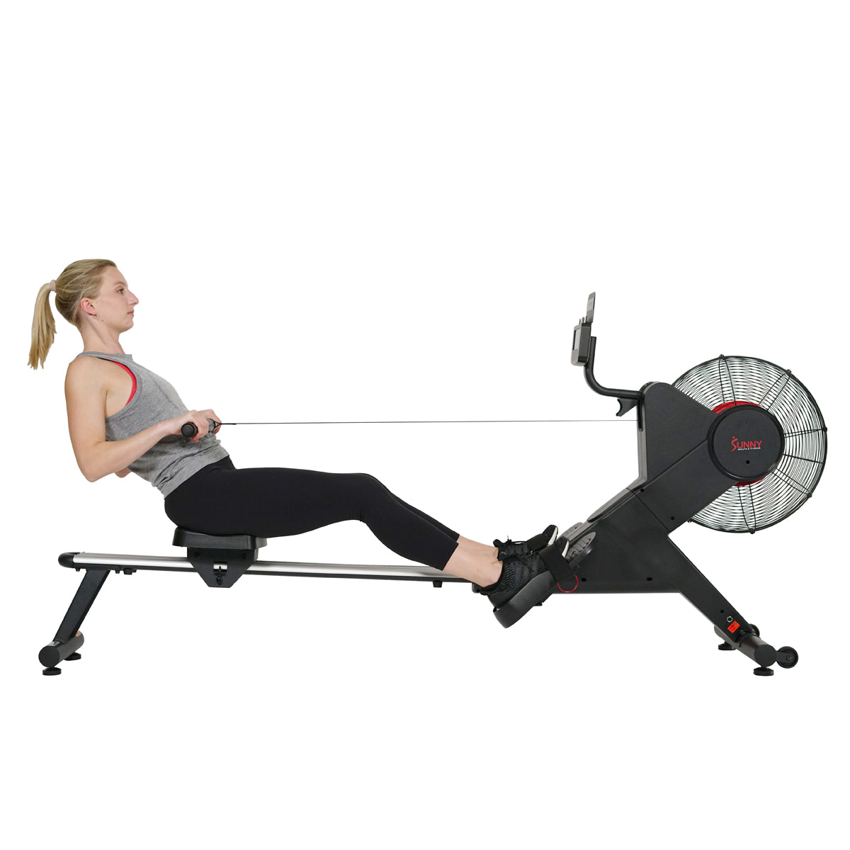Premium Carbon Air Magnetic Rowing Machine for Home Gym - Quiet & Smooth Full-Body Workout for Cardio, Strength Training & Weight Loss