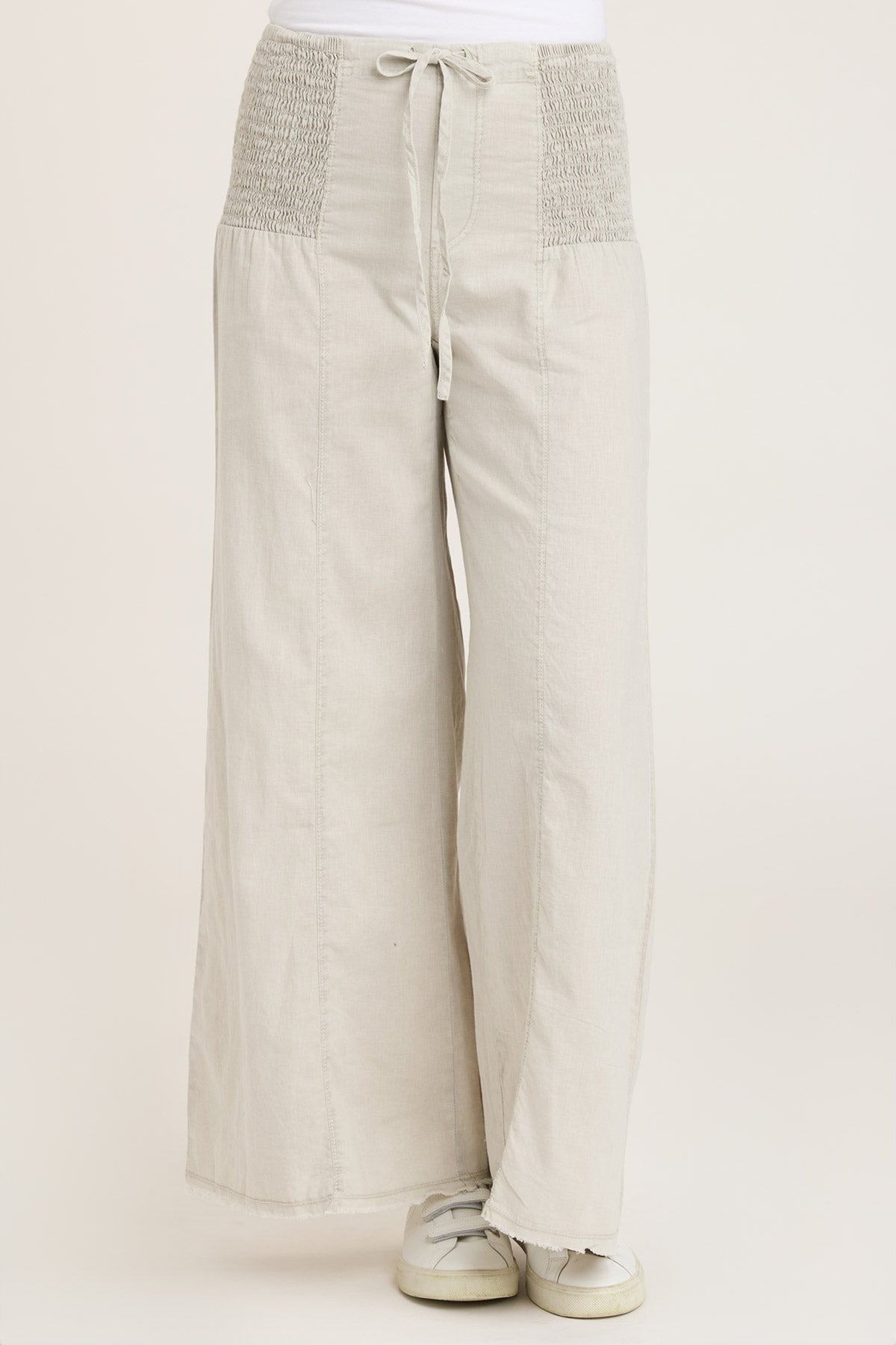 Kaj Wide Leg Whitecap Pigment Jeans for Women - High Waist Distressed Denim Pants with Stretch | Perfect for Casual Outfits, Streetwear & Boho Style
