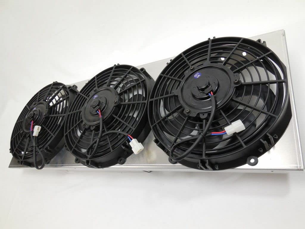 Full Aluminum Radiator for 1991-2001 Jeep Cherokee & Comanche 2.5L 4.0L L4 L6 Gas Engine - 1 Row Core Replacement Radiator with Shroud Fan Relay Kits - Perfect for Off-Roading, Daily Driving & Engine Cooling Upgrades
