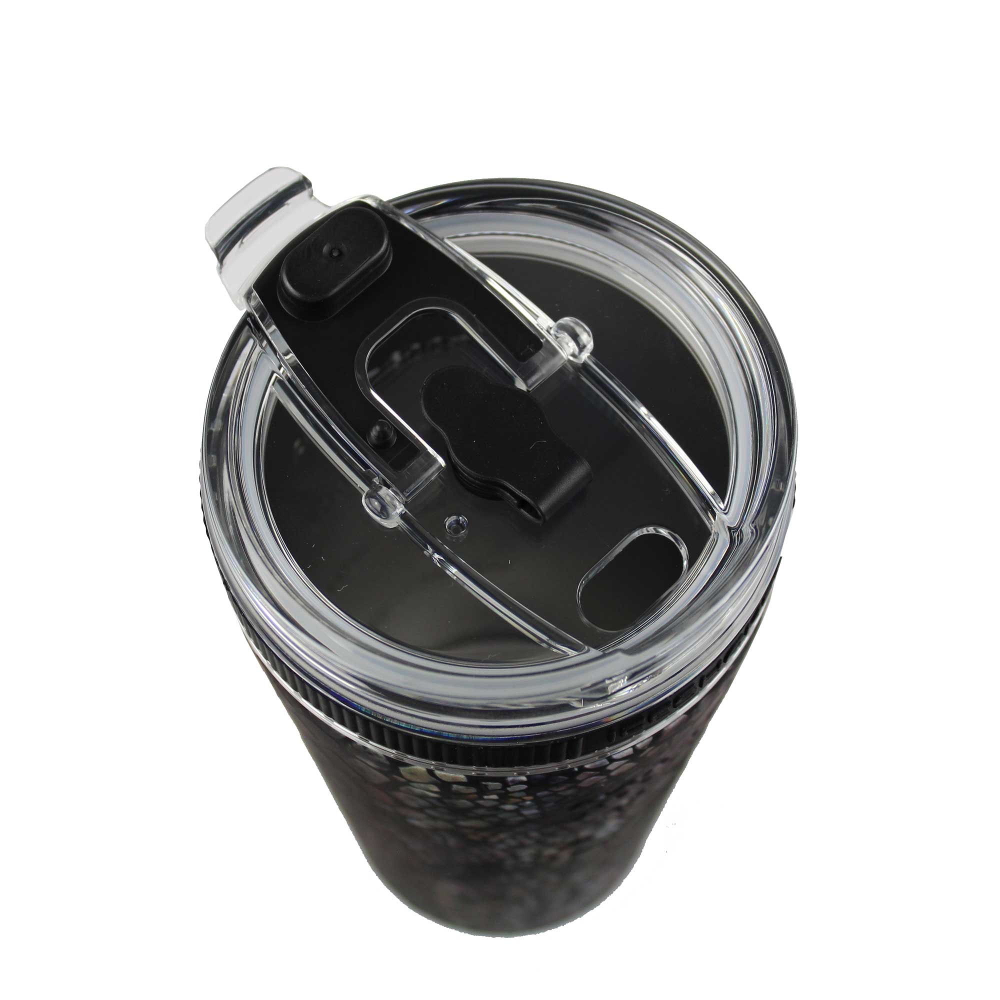 26oz Flexible Water Bottle with Snakeskin Design - Leak Proof, BPA Free, Ideal for Gym, Hiking, and Outdoor Activities