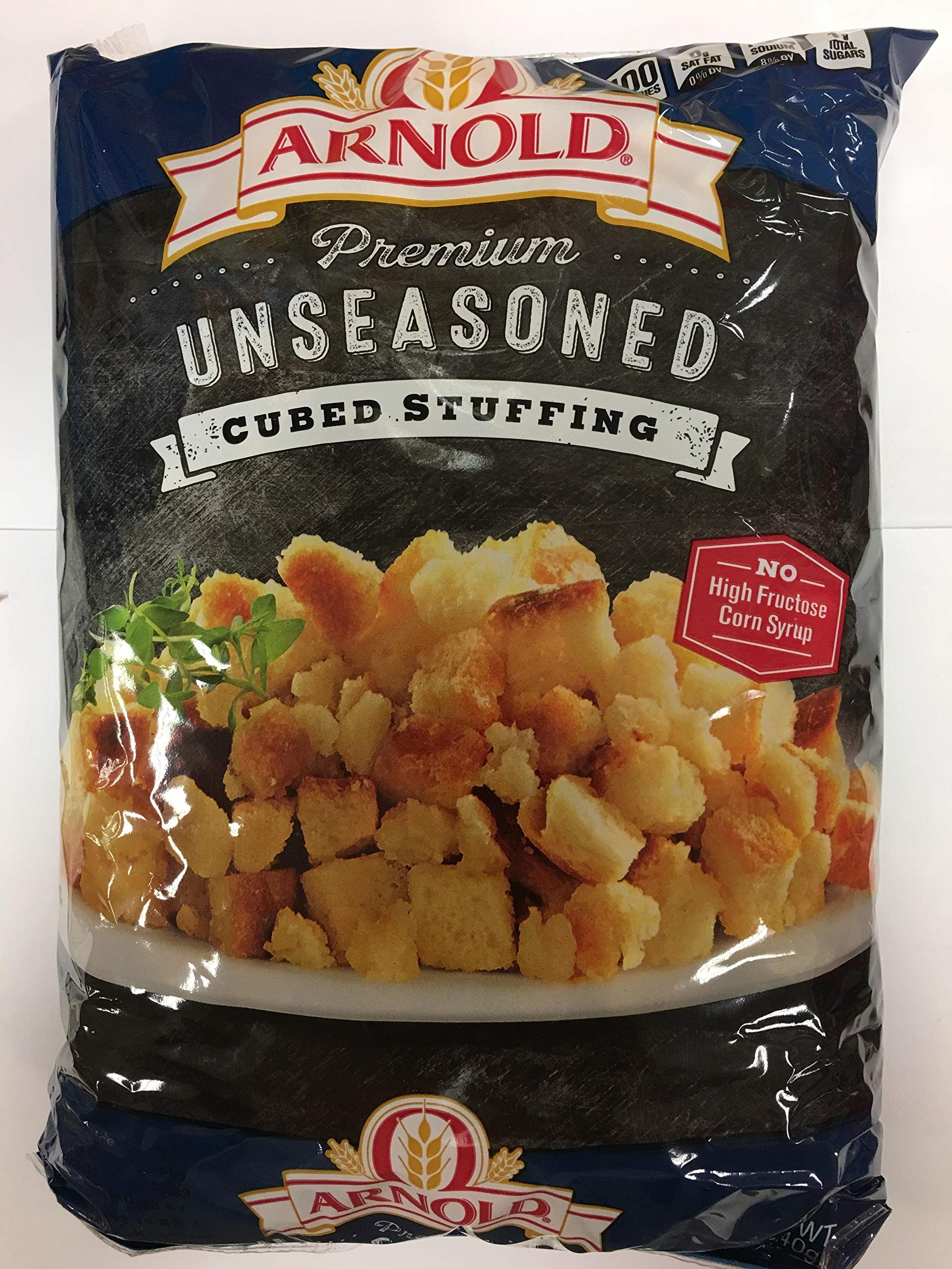 Arnold Premium Unseasoned Stuffing Mix - 2 Pack (16 oz Each) | Perfect for Thanksgiving, Christmas & Holiday Meals | Homemade Dressing & Casserole Recipes