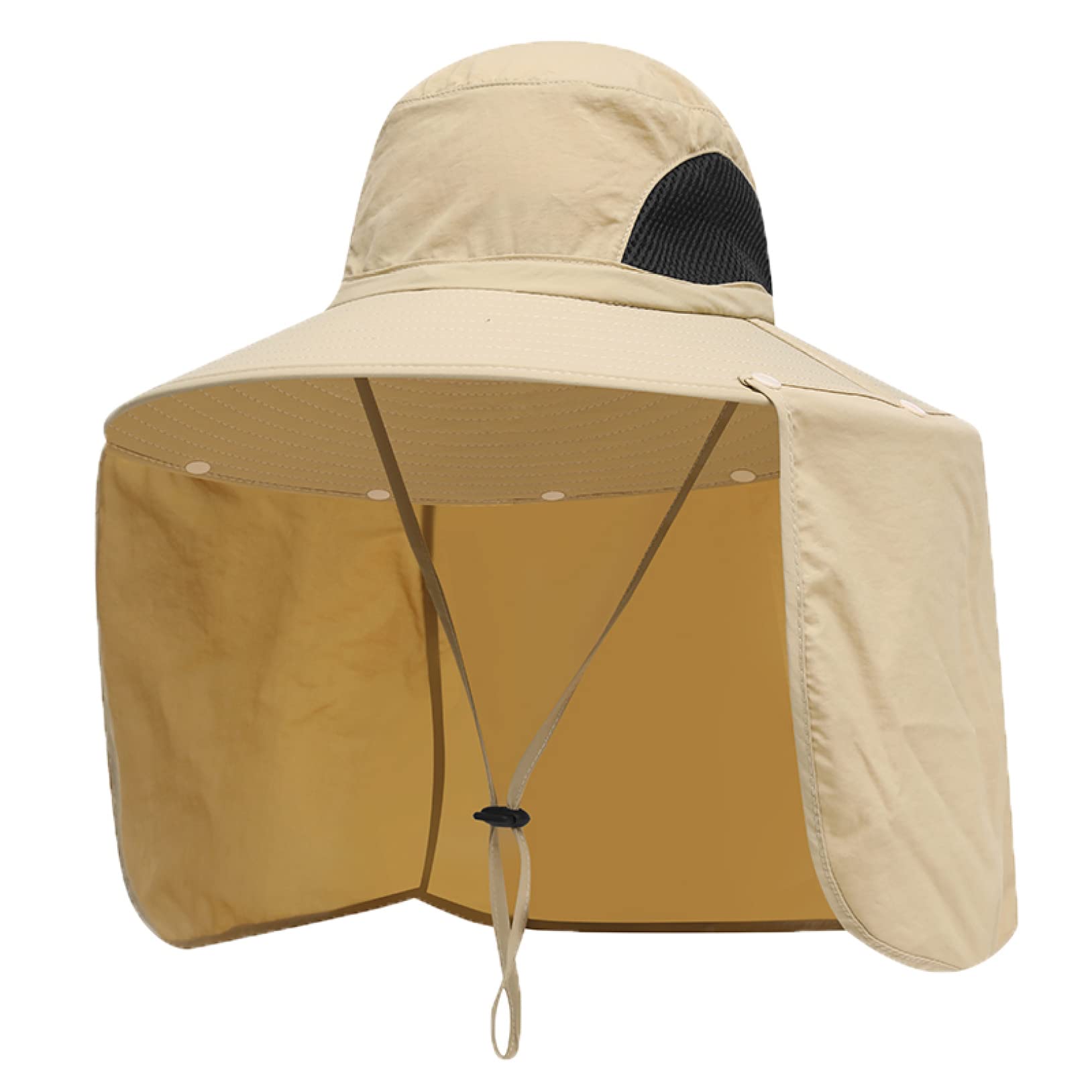 Best Sun Hats for Men & Women - Wide Brim Bucket Hat with Neck Flap for UV Protection - Perfect for Hiking, Fishing, Beach & Outdoor Activities in Spring & Summer