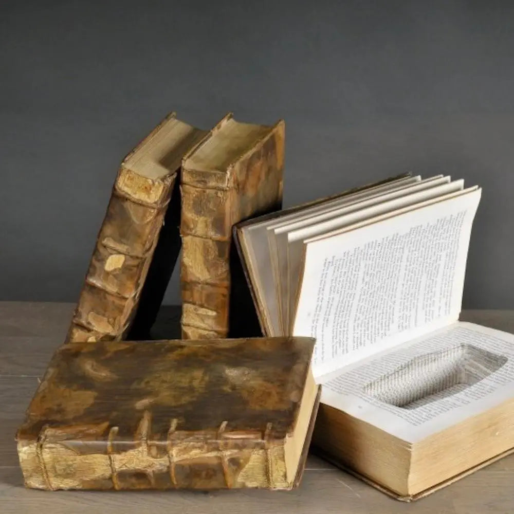 Secret Book Leather Journal - Handmade Vintage Leather Bound Notebook for Writing & Sketching - Perfect for Journaling, Note Taking, and Gift Giving