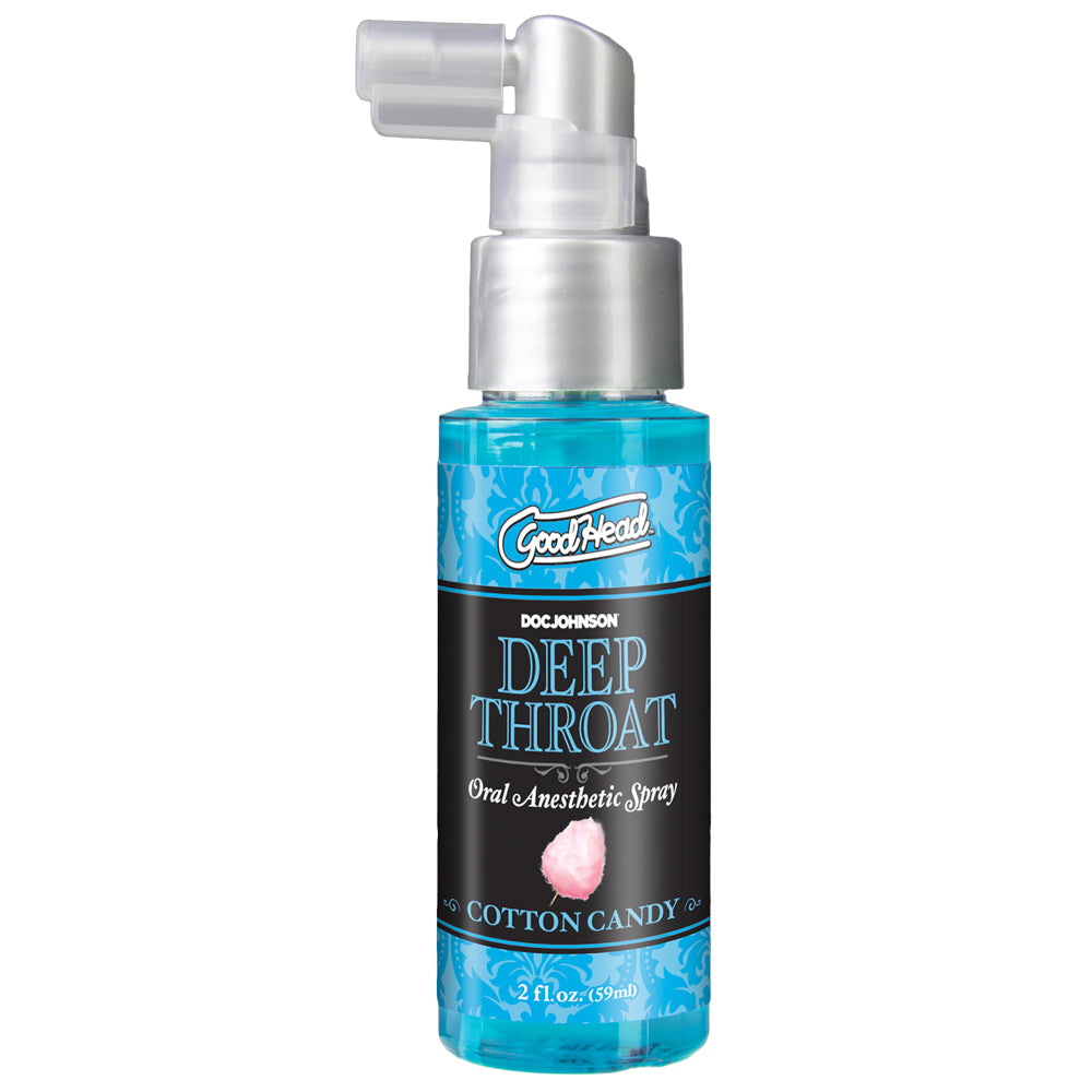 GoodHead Deep Throat Flavored Oral Anesthetic Spray - Long Lasting Numbing Spray for Oral Sex & Intimate Play, Perfect for Couples & Adult Use