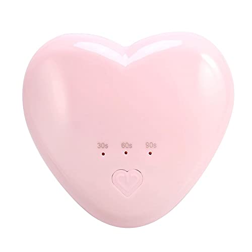 UV LED Nail Dryer Machine with 3 Timer Settings - 18W Double Light Source for Gel Polish, No Dead Zone - Fast Drying for UV/LED Gel Nail Extensions & Nail Art (Pink) - Perfect for Home Salon & Professional Nail Technicians