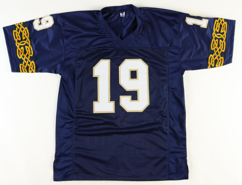 Jaden Greathouse Autographed Notre Dame Fighting Irish Football Jersey - Signed Collectible Memorabilia for Fans & Sports Enthusiasts - Perfect for Game Day, Display, and Gift Giving