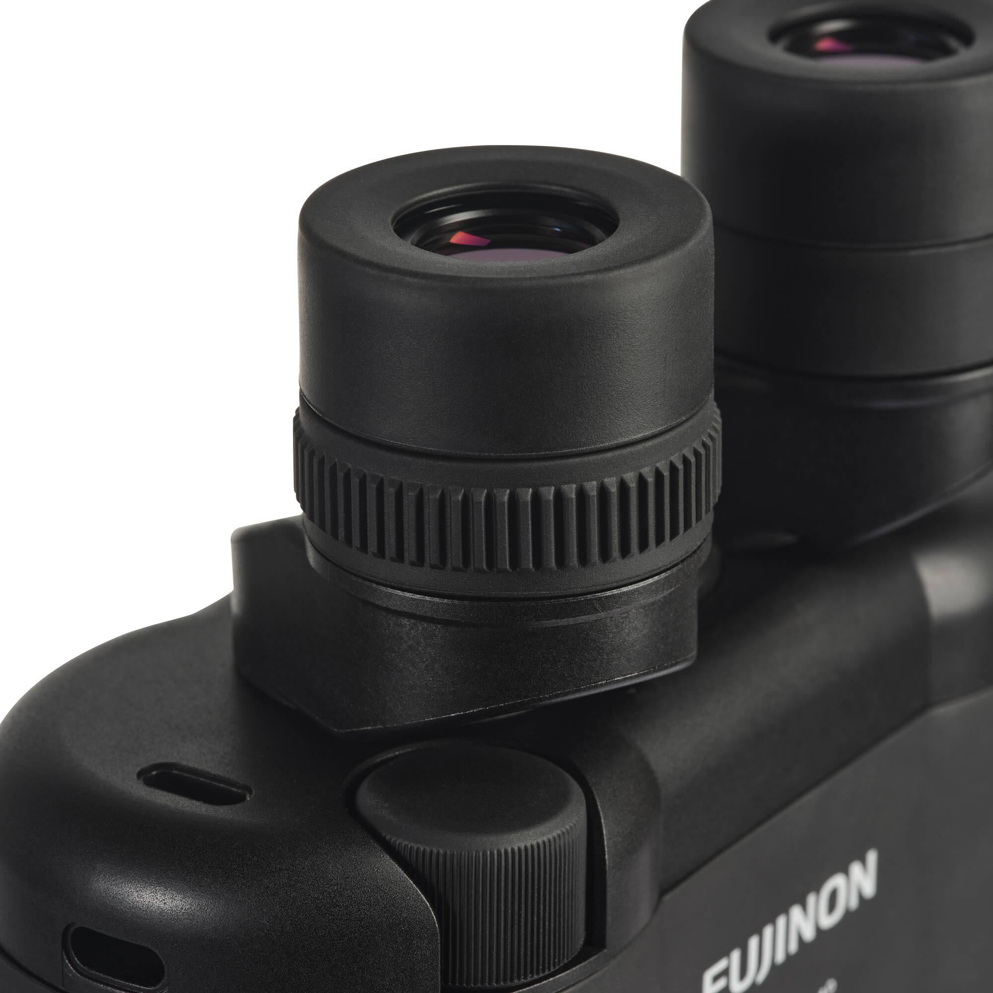 Fujinon Techno Stabi TSX 1440 14x40 Image Stabilized Binoculars - High Power Zoom for Bird Watching, Hunting & Travel (Black/Yellow/Navy Blue) | Waterproof & Fogproof Outdoor Optics