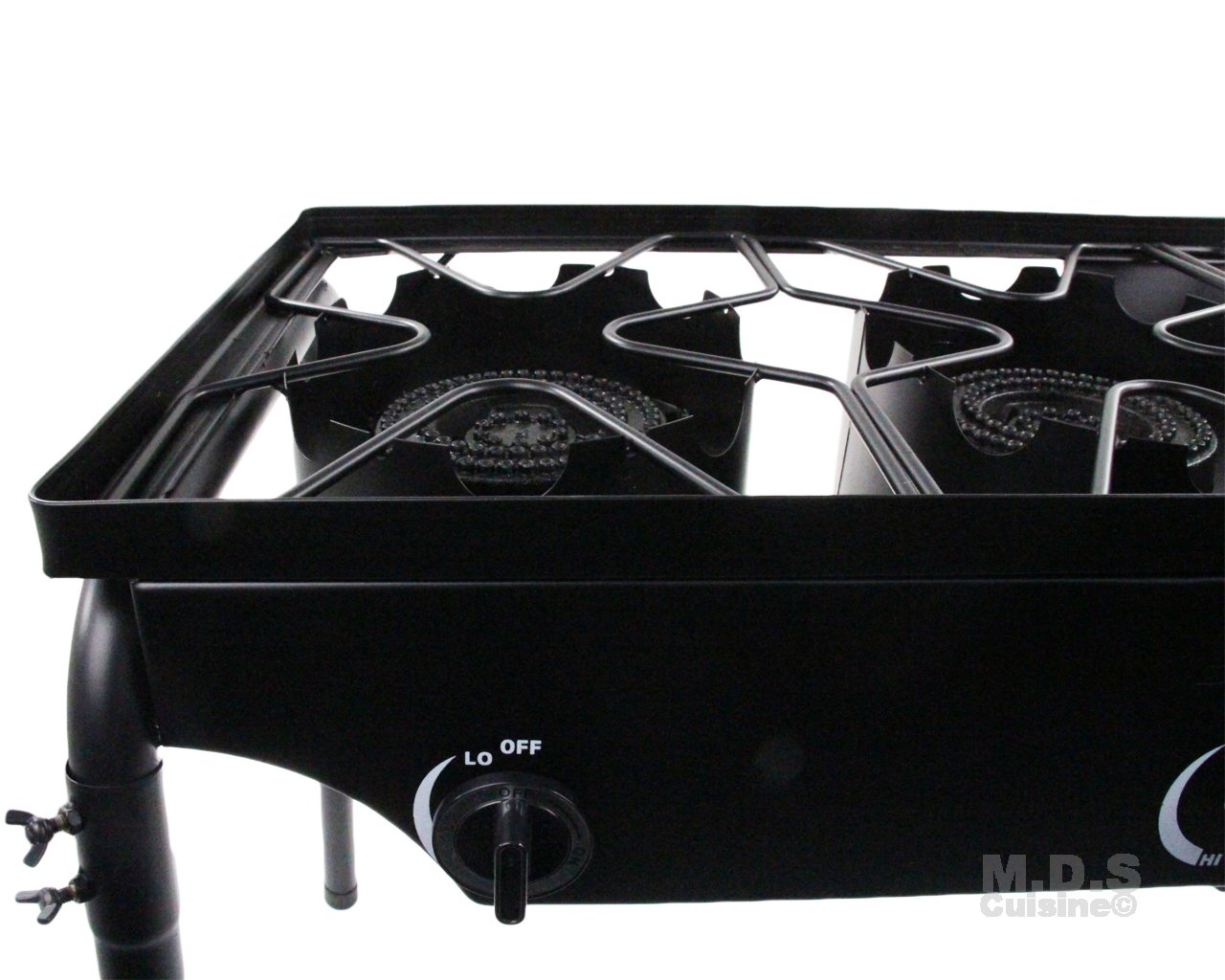 Heavy Duty Triple Burner Propane Gas Stove - Outdoor Camping & BBQ Grill Griddle for Backpacking, Tailgating, Picnics & RV Cooking