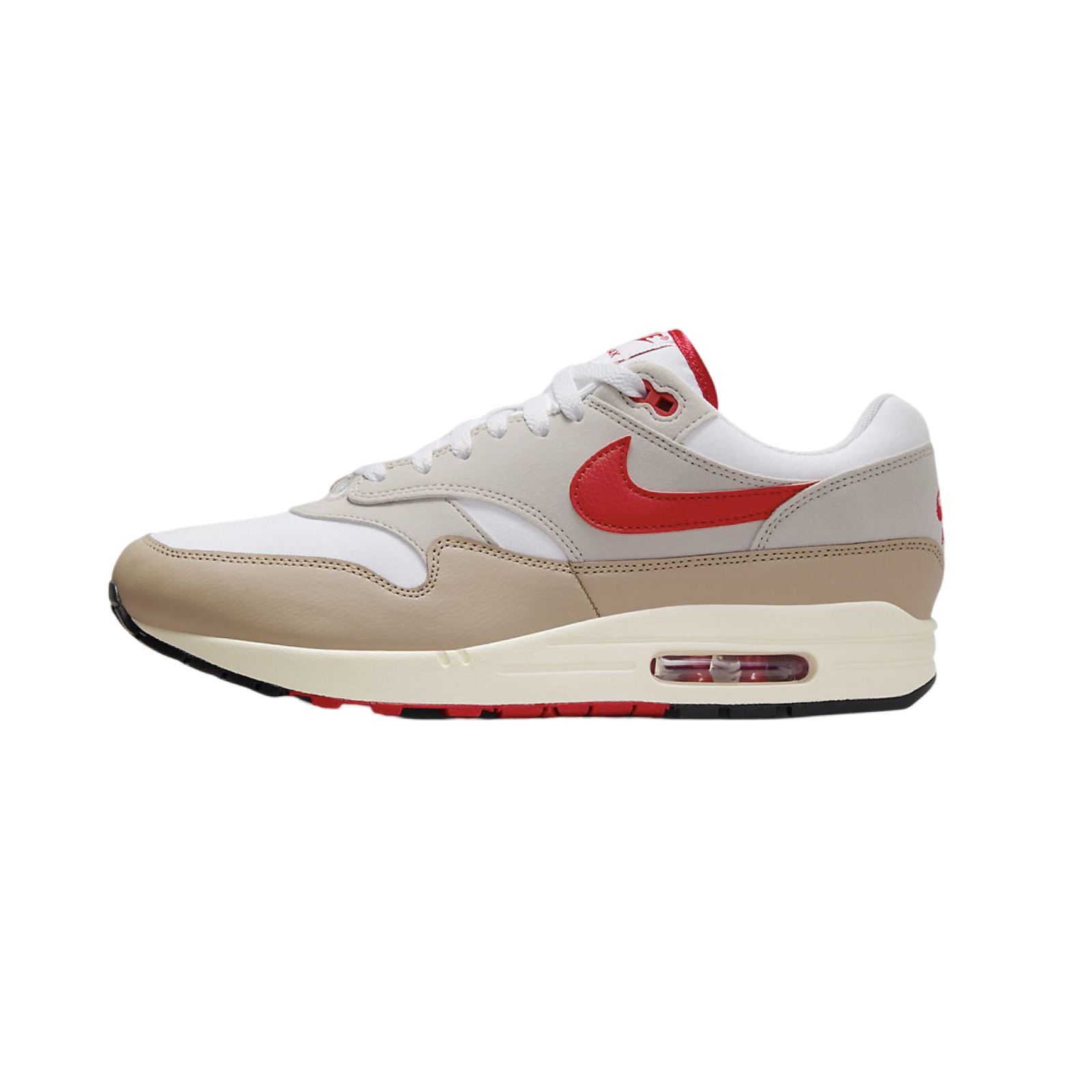 Nike Air Max 1 Since 72 University Red Cream Sneakers - Men's Running Shoes for Casual Wear & Gym Workouts