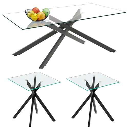 3 Piece Set(rectangle) - Black