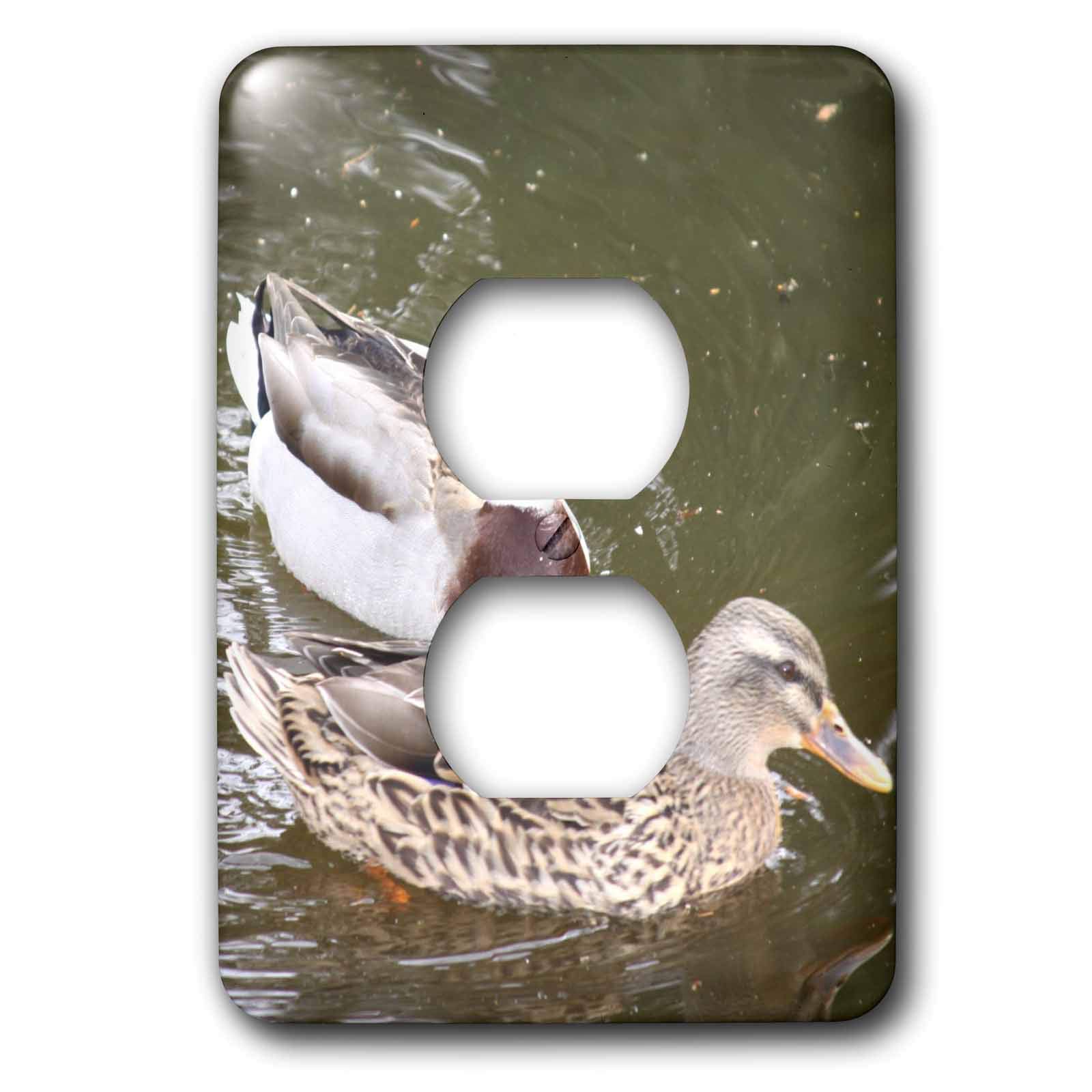 3D Rose Multi-Color Duck Outlet Cover - Decorative Electrical Outlet Protector for Kids Safety & Home Decor - Perfect for Nursery, Playroom, and Childproofing