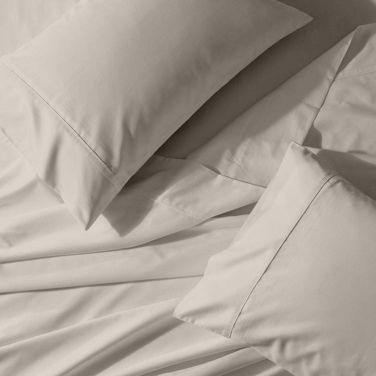 Royal Tradition 650-Thread-Count Cotton Pillowcases Set of 2 for Bedroom Luxury