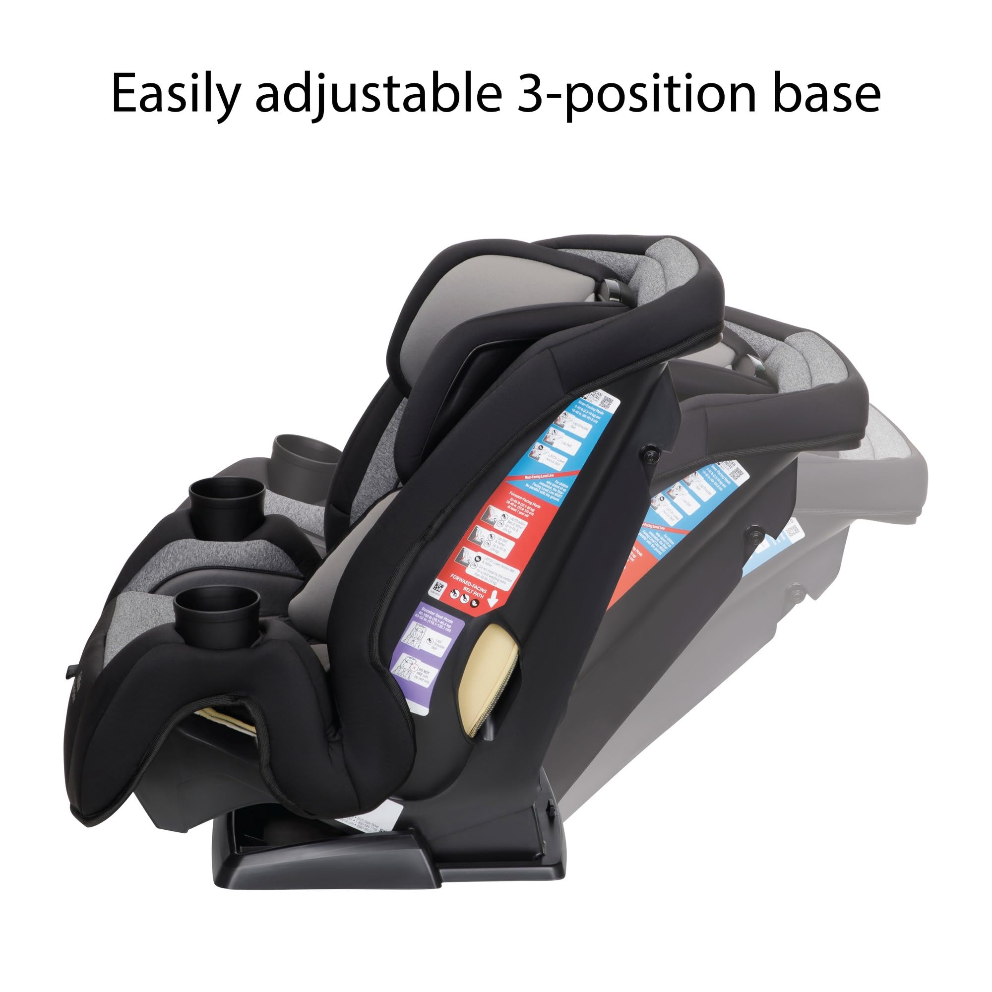Safety 1st TriMate Convertible Car Seat - Rear to Forward Facing & Booster Seat for Kids from Birth to 10 Years - Dunes Edge Design - Safe & Comfortable for Long Road Trips & Daily Commutes
