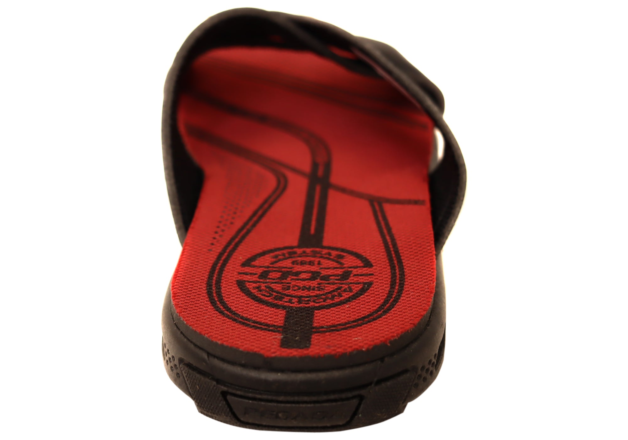 Jake Men's Comfortable Slides Sandals - Brazilian Made Leather Flip Flops for Beach, Pool & Casual Wear